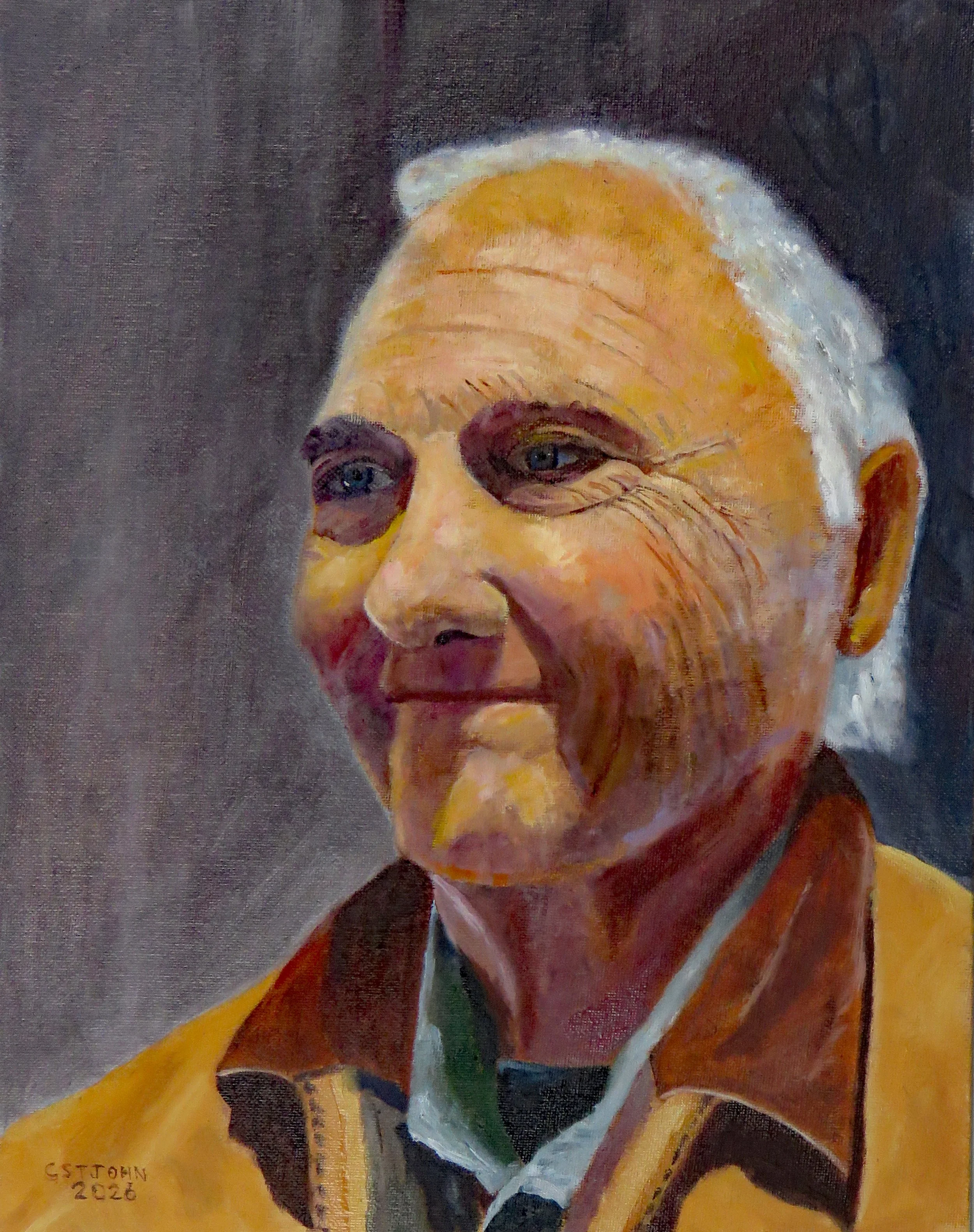 Phil by Check St. John. Oil. $325. 