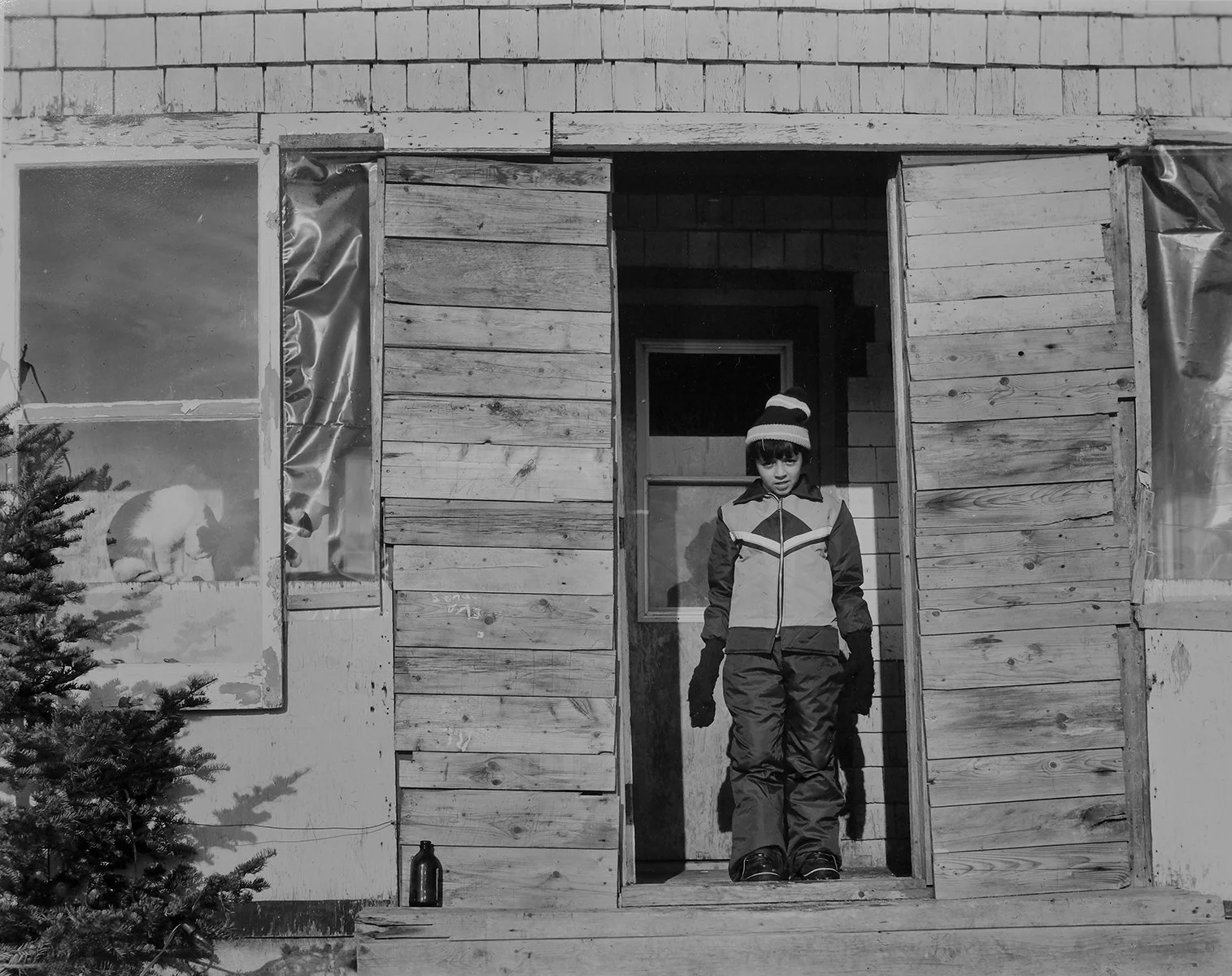 Mic Mac Village Maria Canada 1980 by Mark Germann. Silver Gelatin. $250. 