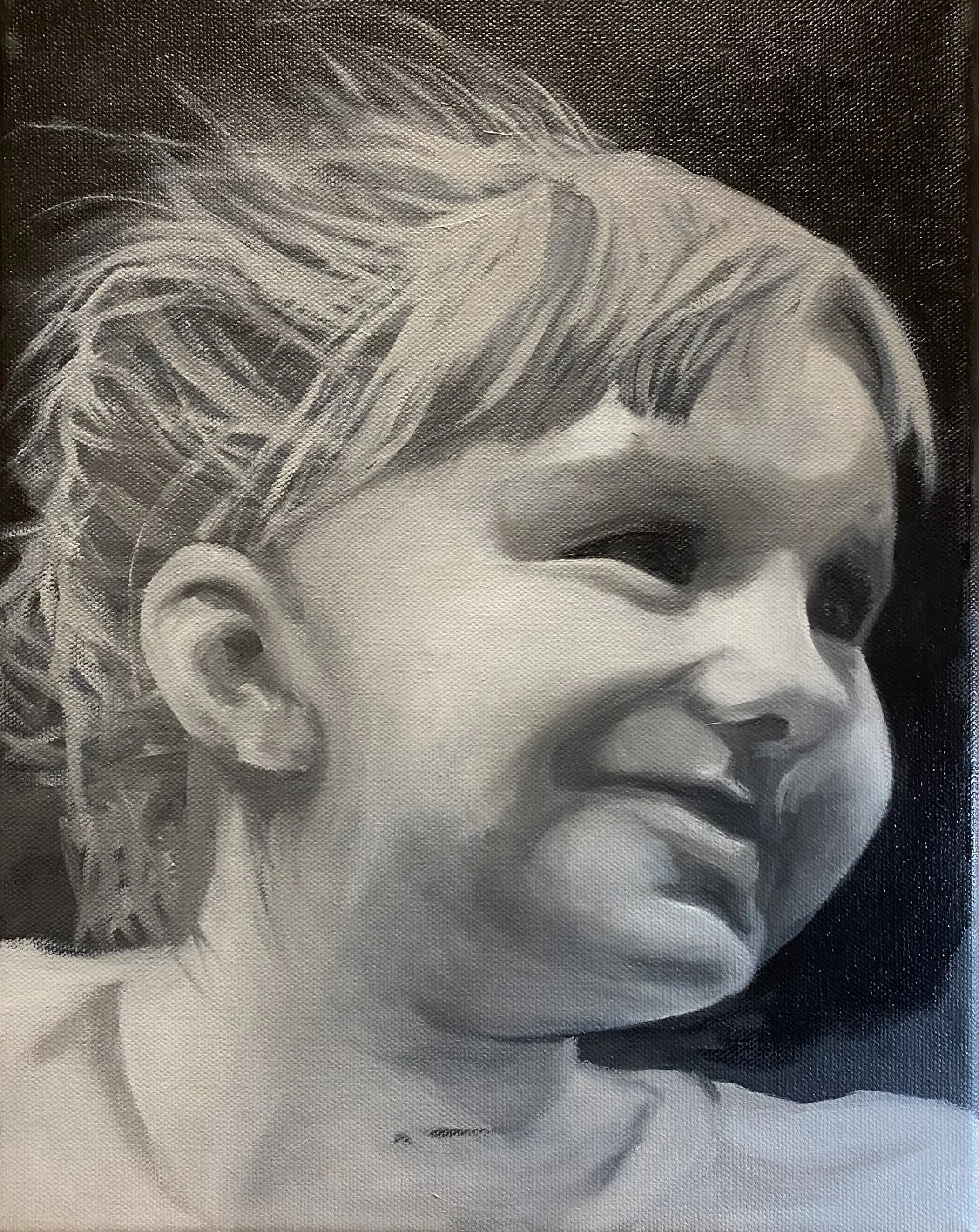 Fledgling by Mary Phillips. Oil. NFS.