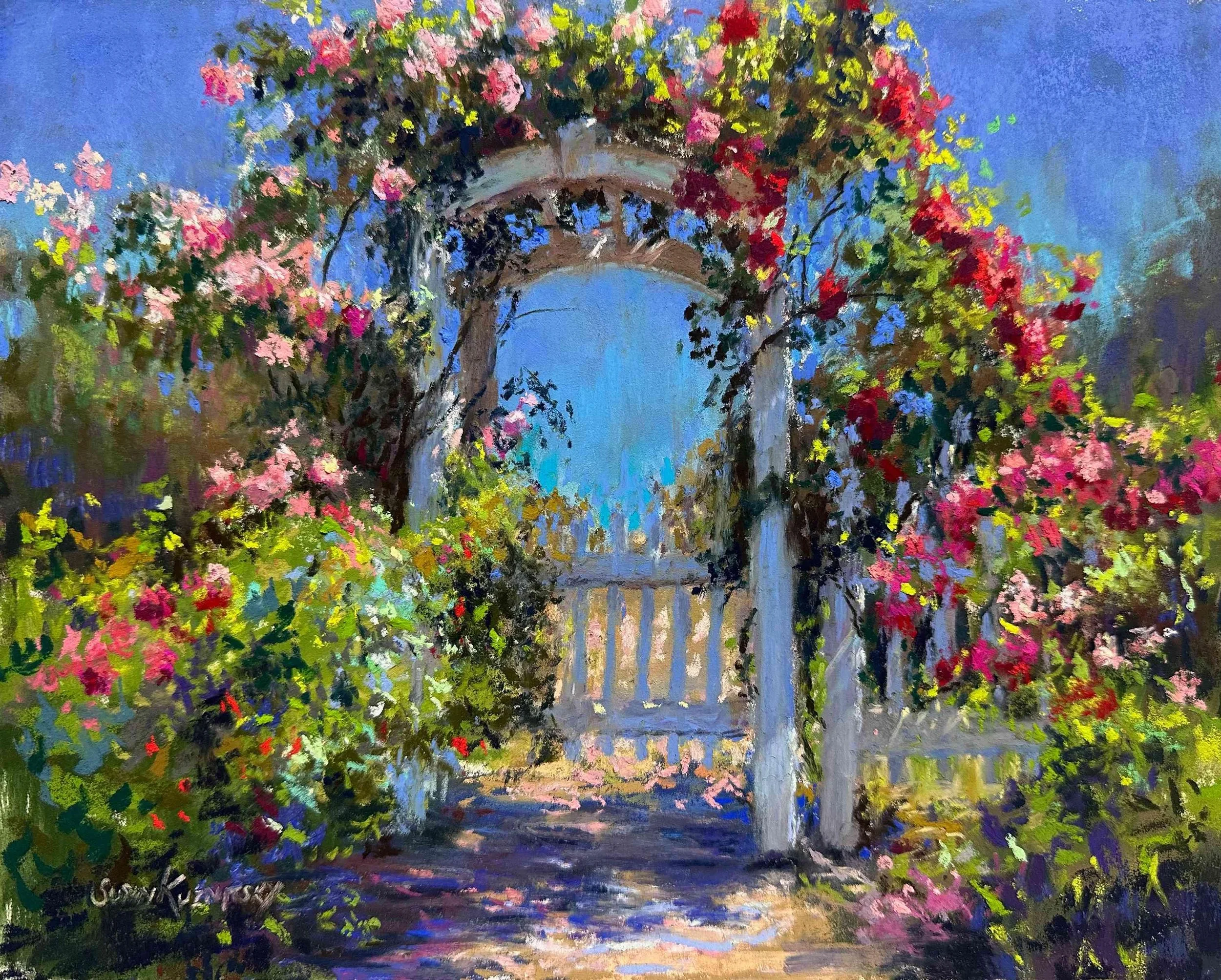 Full Bloom Susan Kuznitsky. Pastel. $425. 