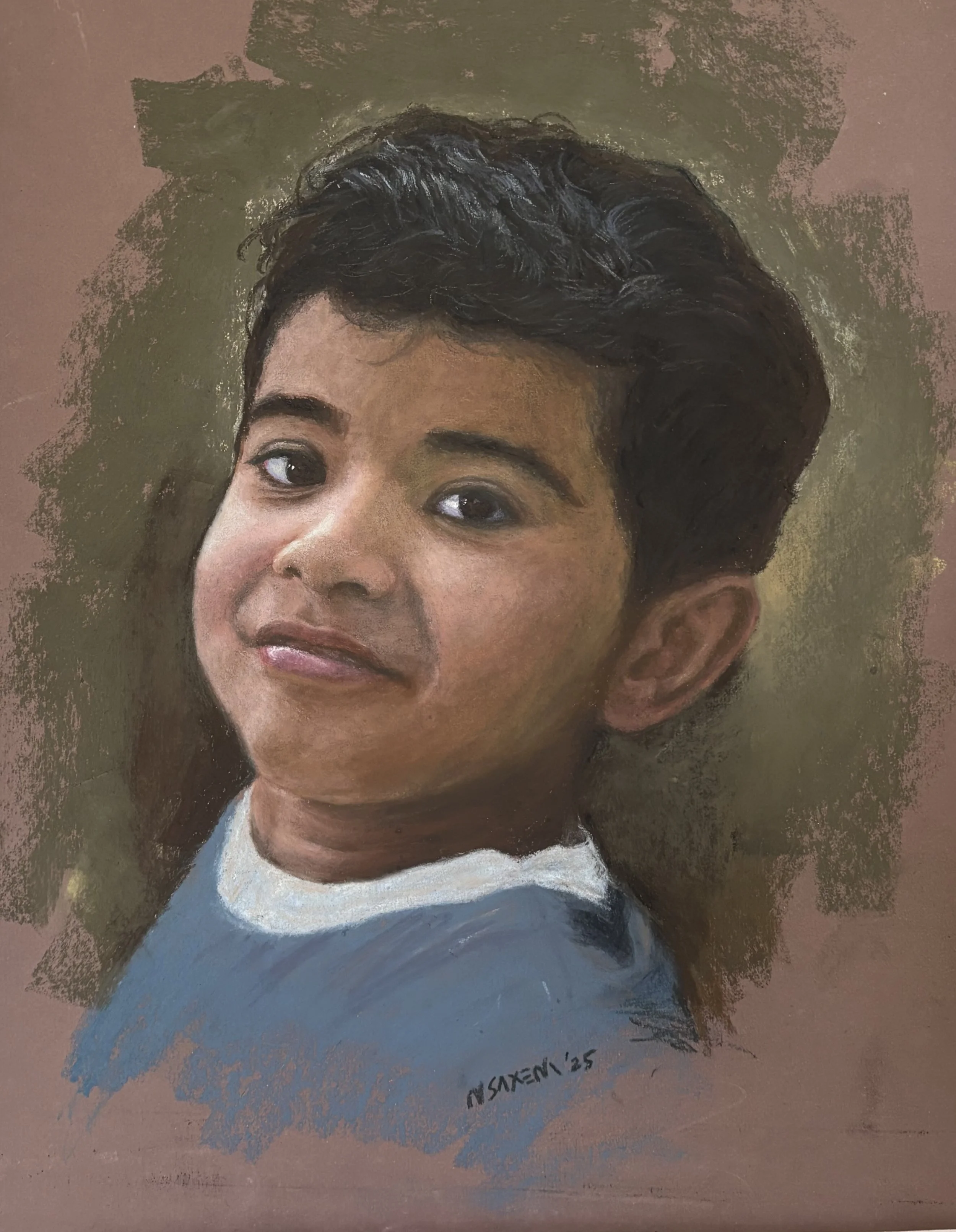 Heera Panna 1 by Navin Saxena. Pastel. NFS.