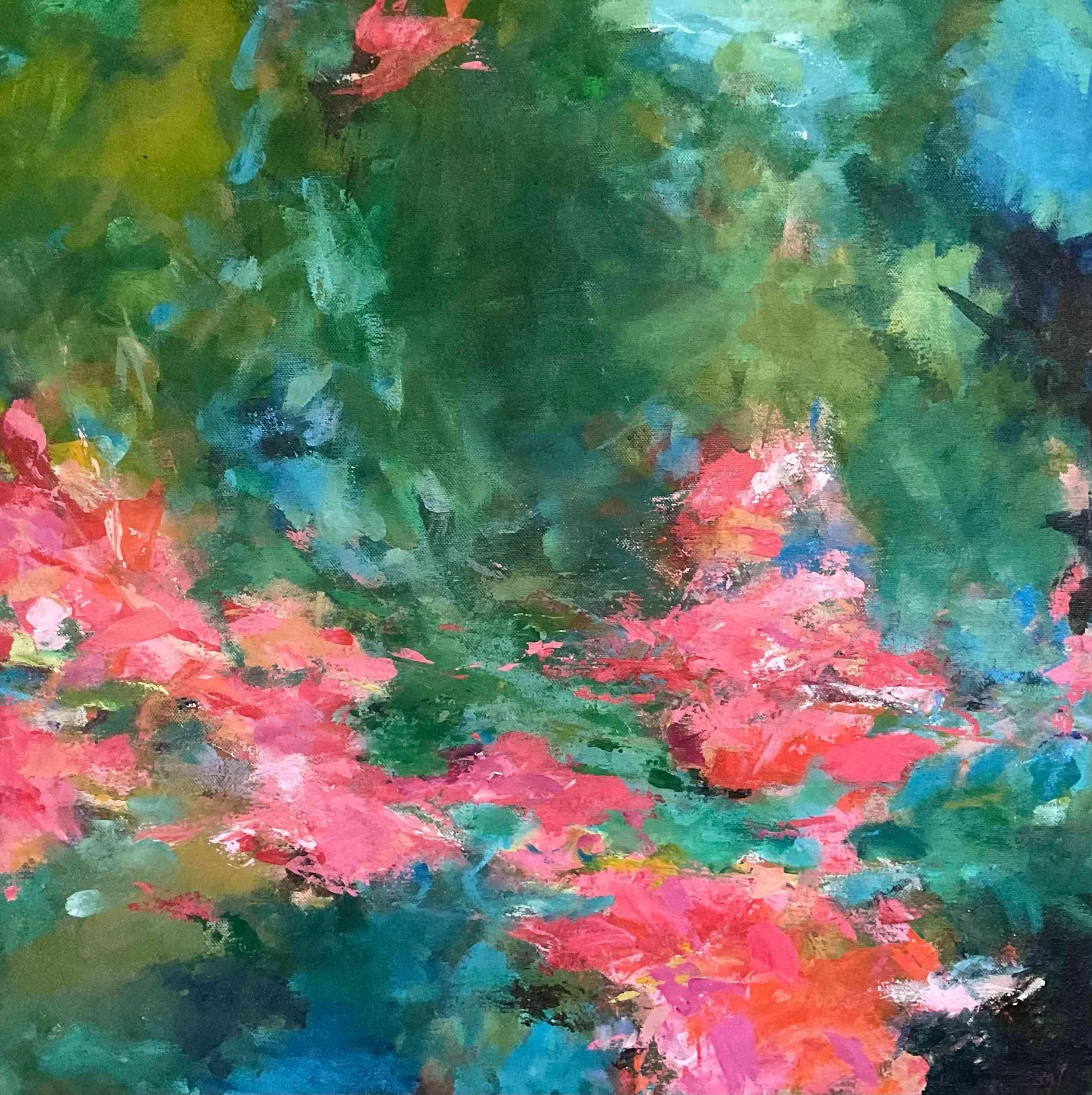 Koi by Marian Flood. Acrylic. $700.00