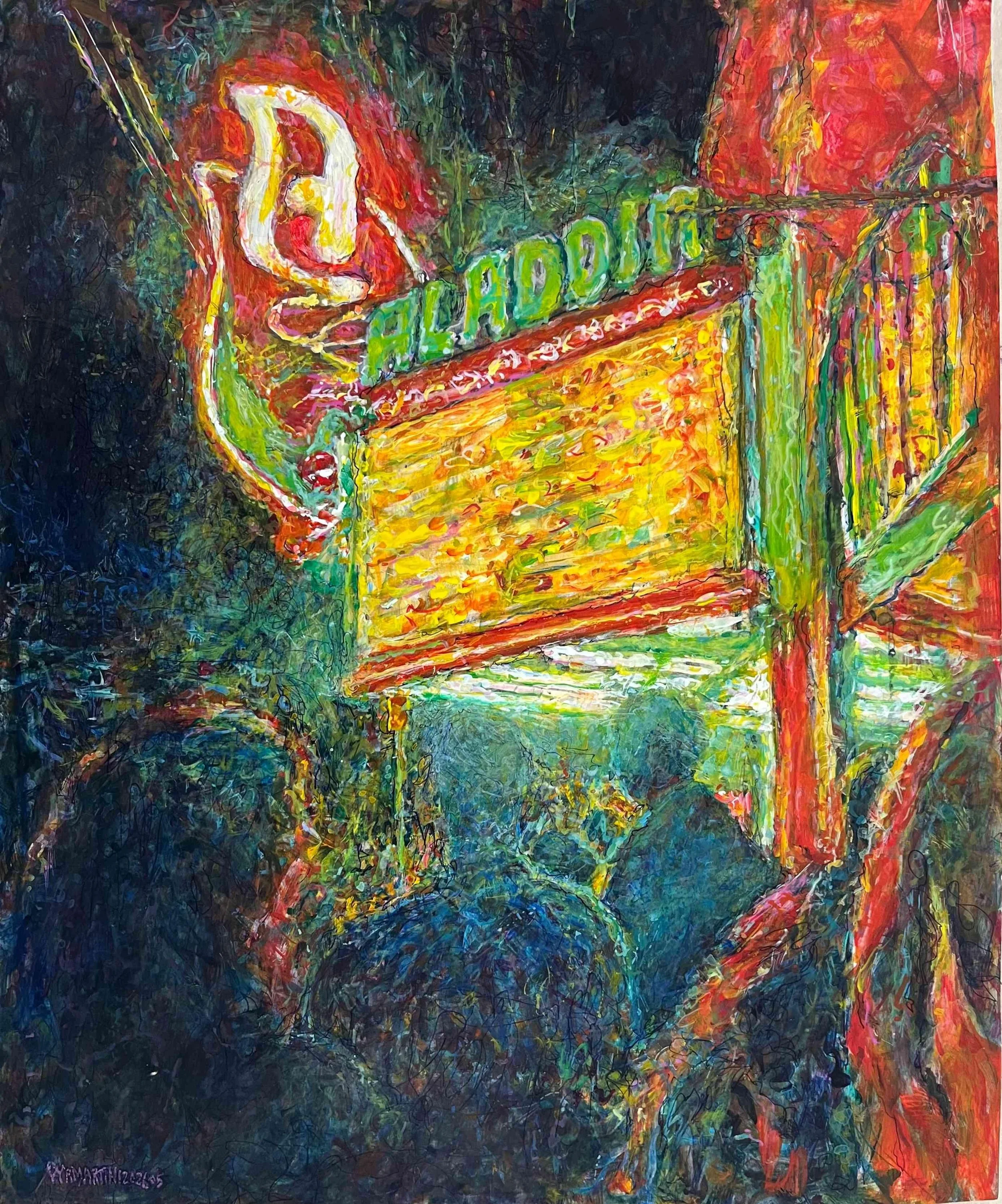 Honorable Mention: Anticipating the Show by William Martini. Acrylic. $800.