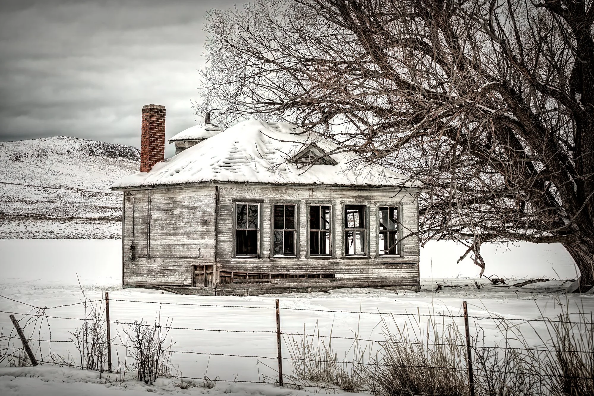 No One Answers Anymore (Abandoned House, Eastern Oregon) by Tim Dallas. Photographic Print. $175. 