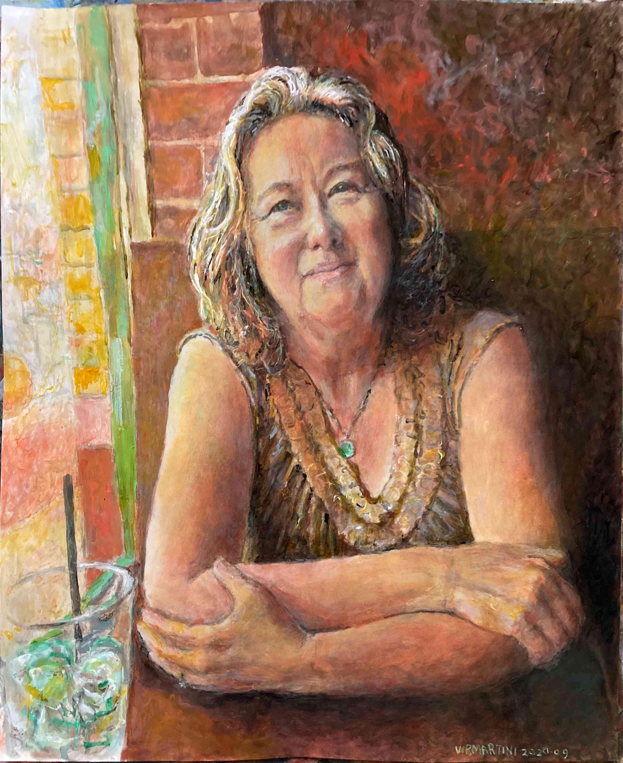 Marilyn in Memphis. Acrylic. $1,600. 