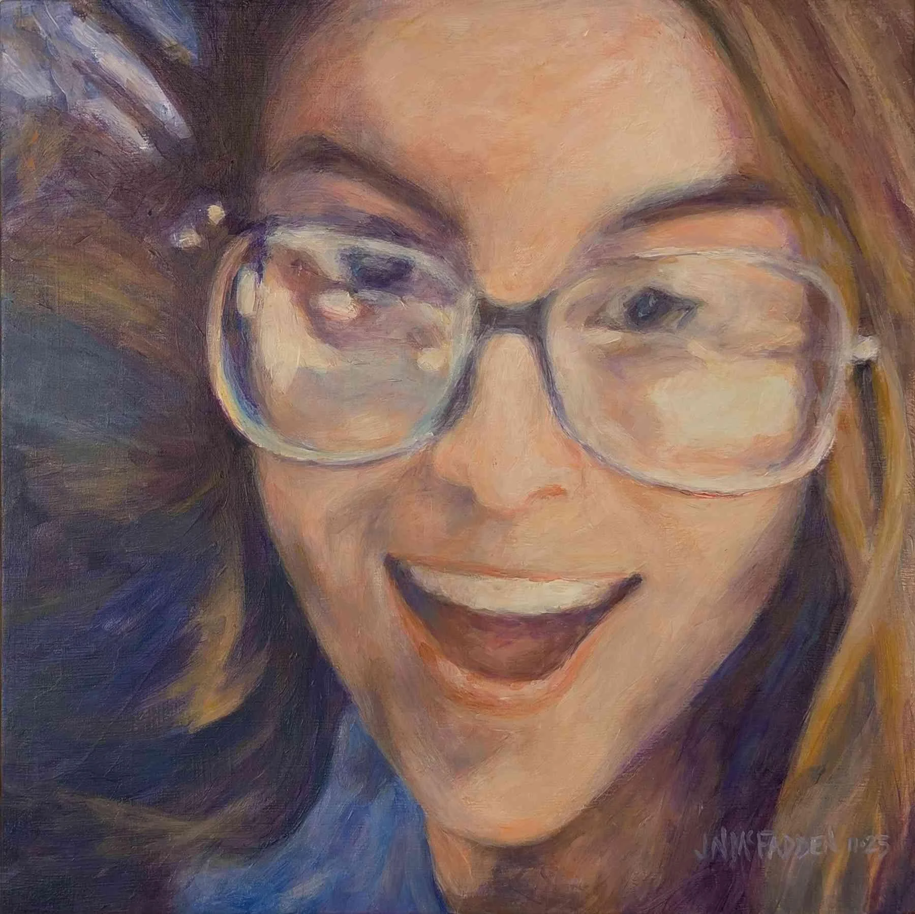 Jeri Up Close by John McFadden. Acrylic. NFS. 