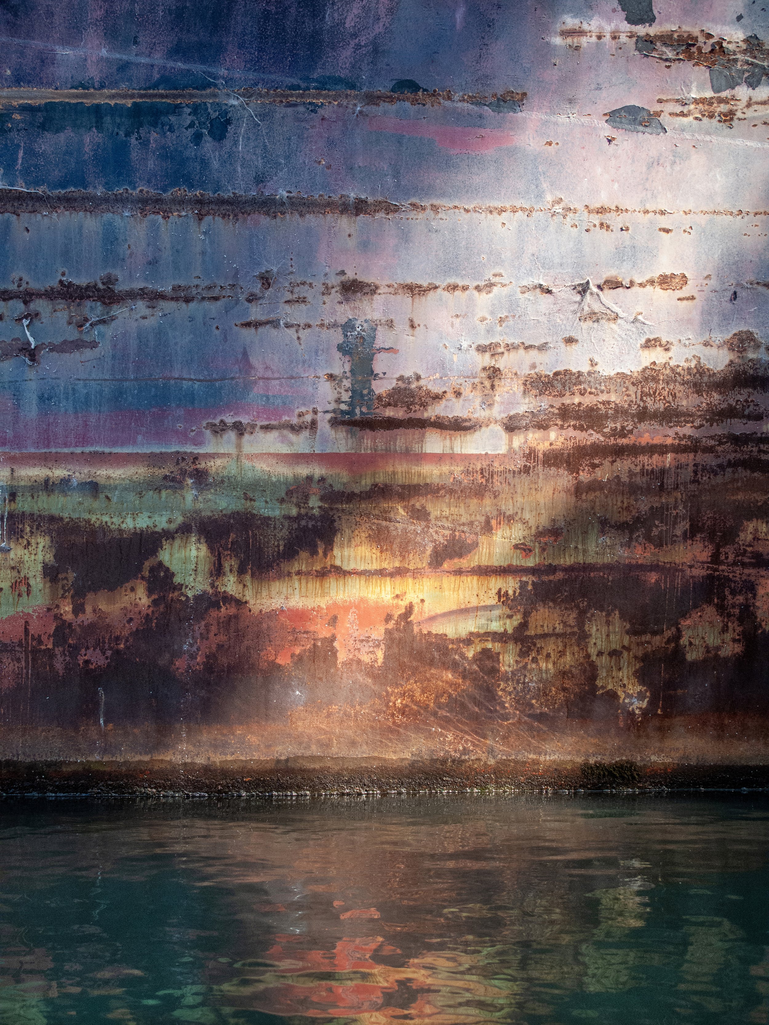 WWII Tugboat Ship-scape by Karen Story. Photography. $150. 