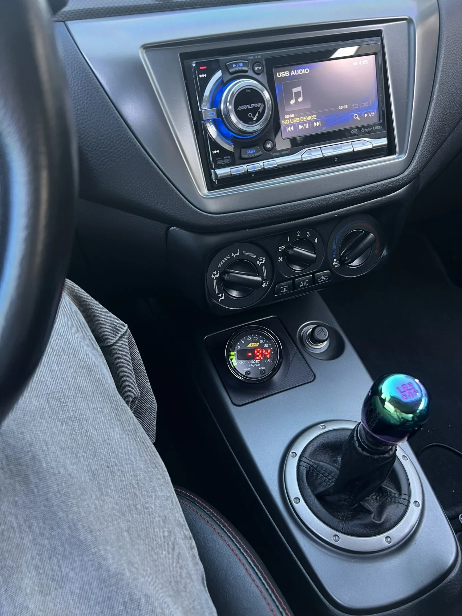 Evo 7-9 Single Ashtray Gauge Pod