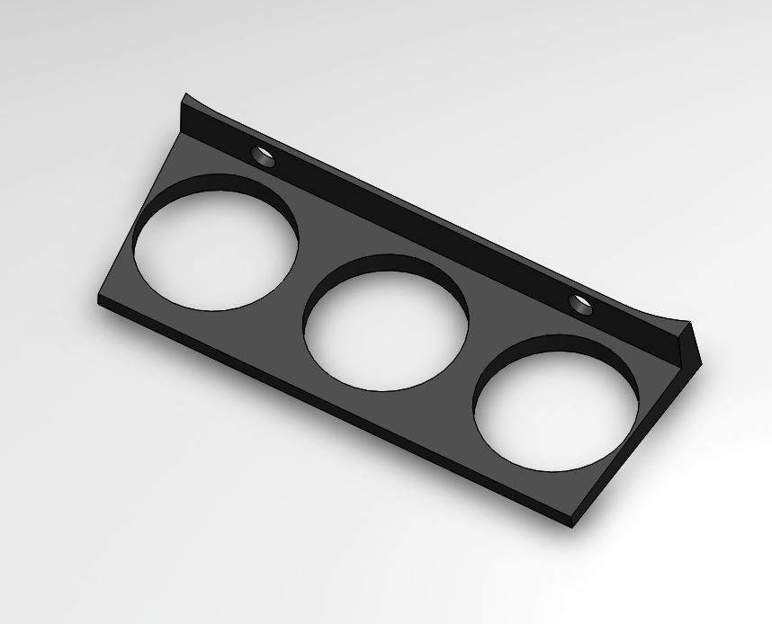 Evo X Triple Gauge Pod
