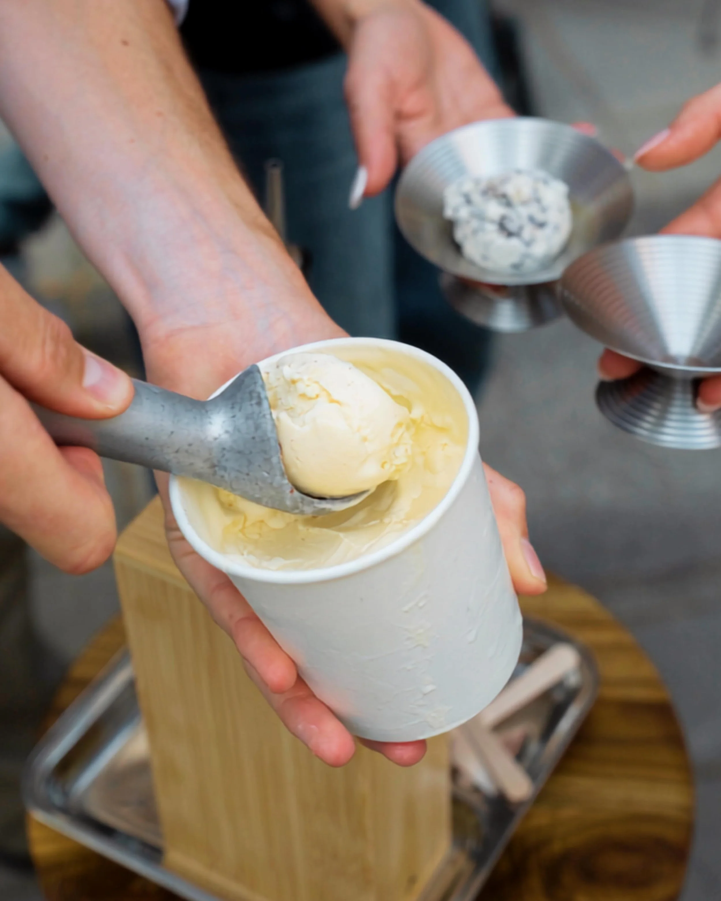 What a night. 

Thank you to everyone who came down to our  @tellaicecream &times; @bonafoodco launch last week. 

We loved sharing our two flavours: Extra Virgin Olive Oil and @tonyschocolonely_uk_ire Dark Chocolate Stracciatella.

More coming soon.