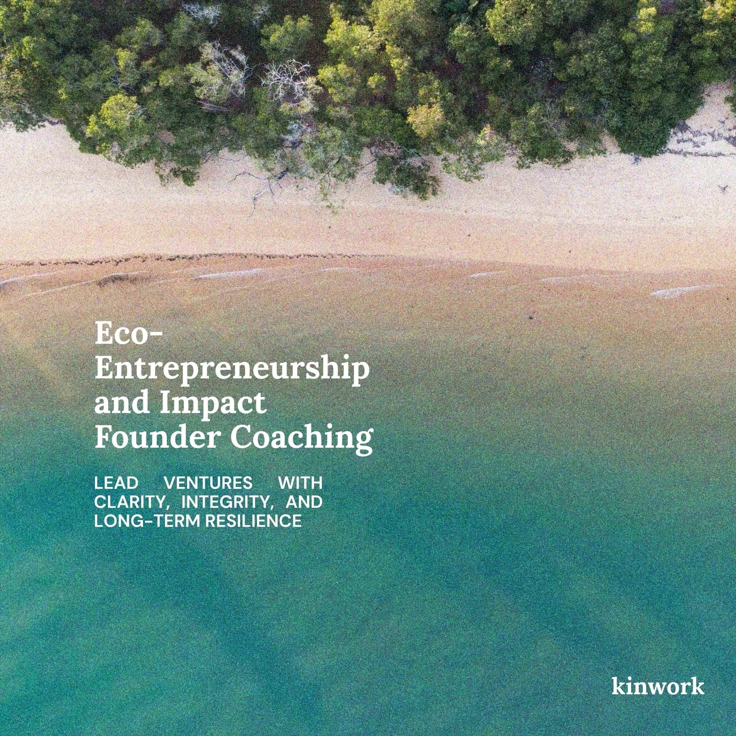 Eco-Entrepreneur and Impact Founder Coaching