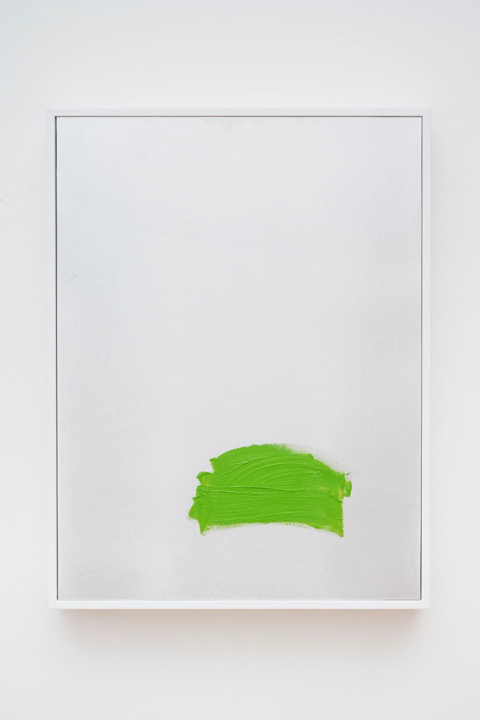 Lost in Autumn, 2022, oil on aluminium, 41.5 x 31.6 cm 