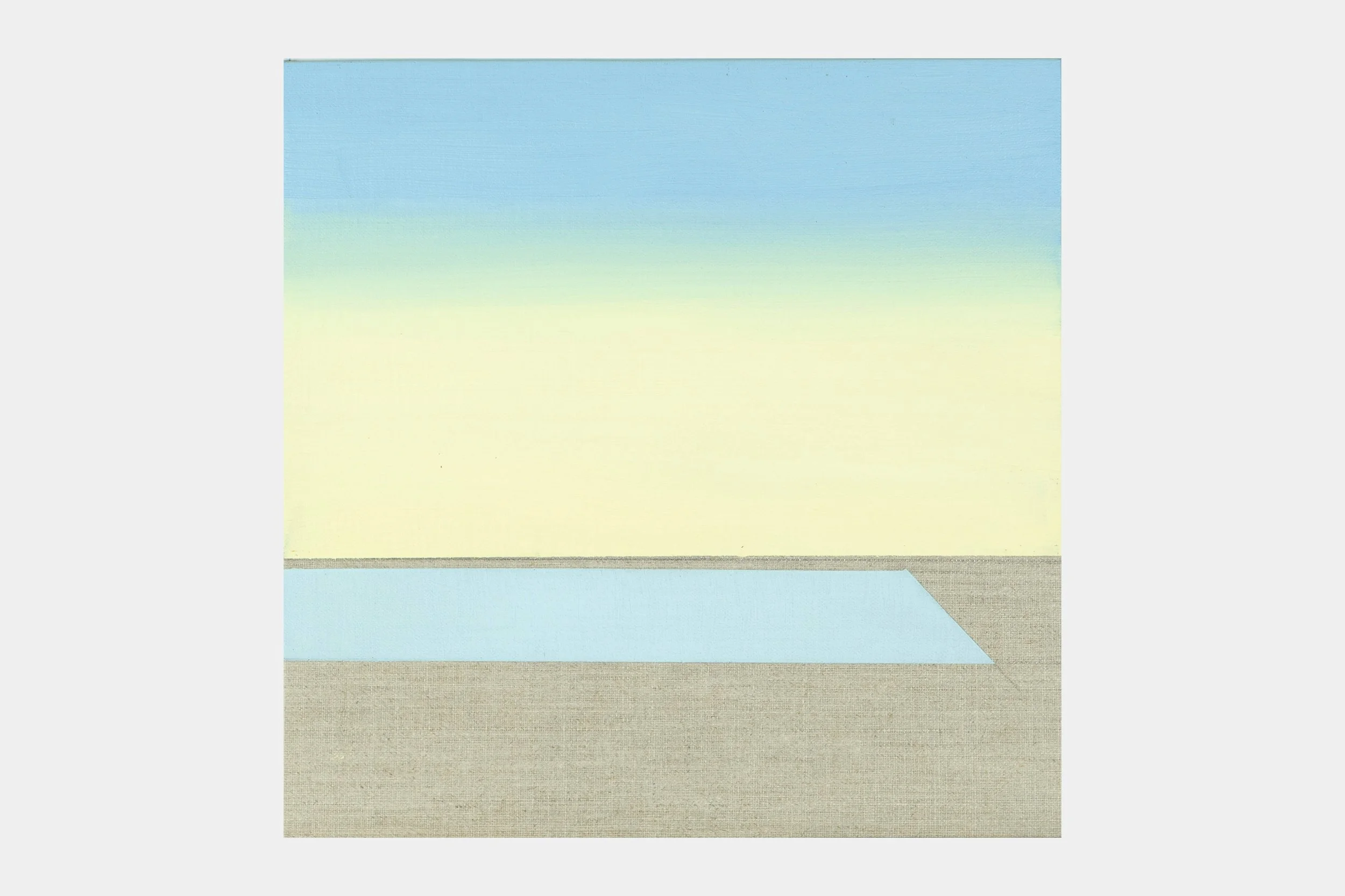 Untitled, 2015, Oil on canvas on board, 11 3/4 x 11 3/4 in (30 cm x 30 cm)