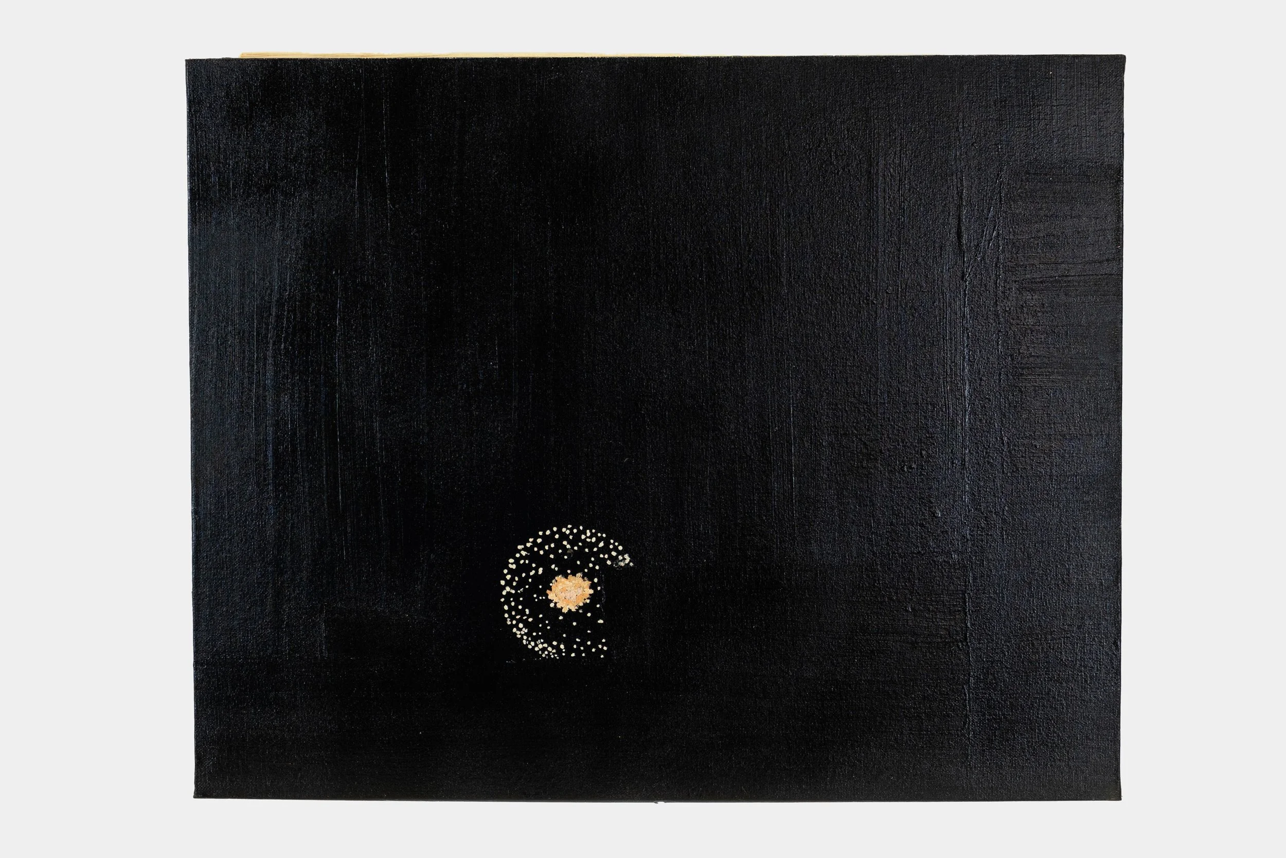 Untitled (Fireworks Over the East River), 2023, Oil on canvas, 16 x 20 in (40.6 x 50.8 cm)