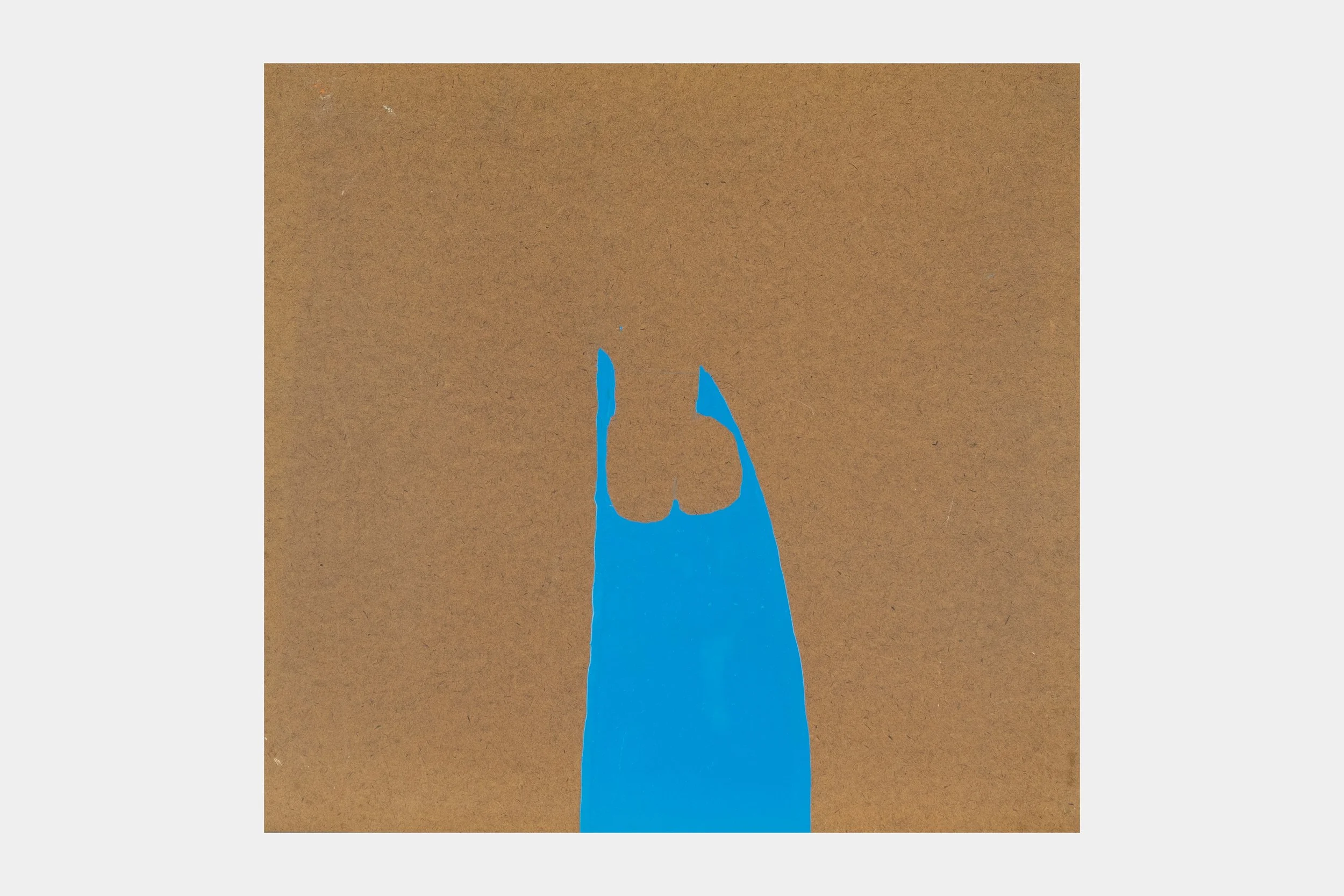 Untitled, 2016, enamel on masonite, 41.9 × 44.5 cm