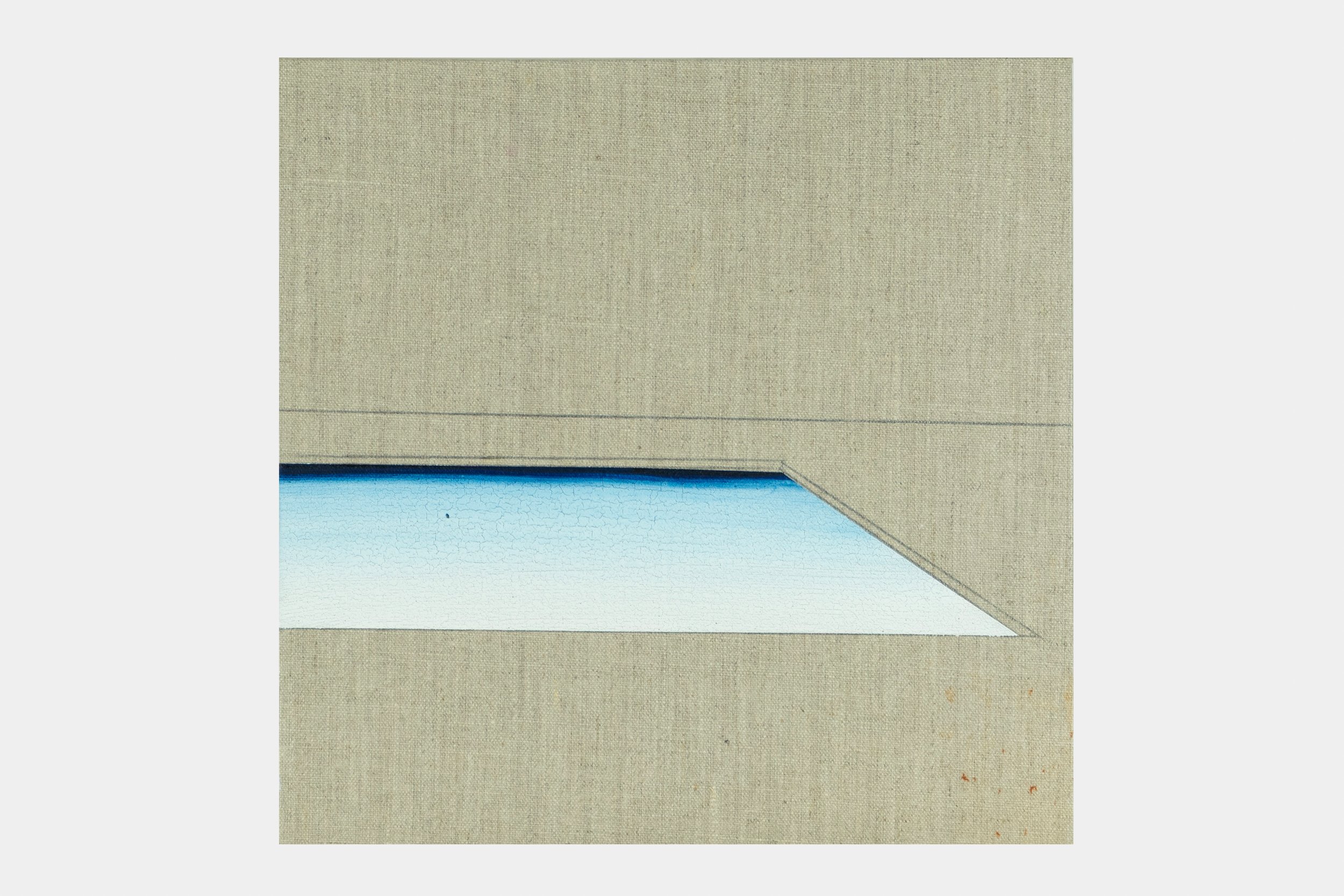 Untitled, 2017, Oil on canvas on board, 11 3/4 x 11 3/4 in (30 cm x 30 cm)
