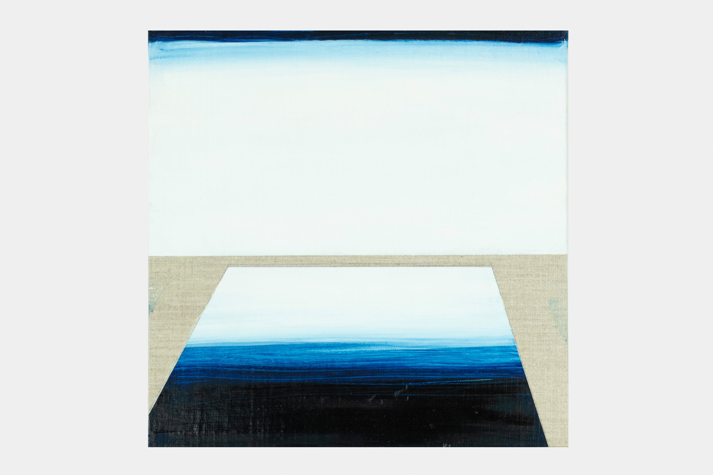 Untitled, 2017, Oil on canvas on board, 11 3/4 x 11 3/4 in (30 cm x 30 cm)