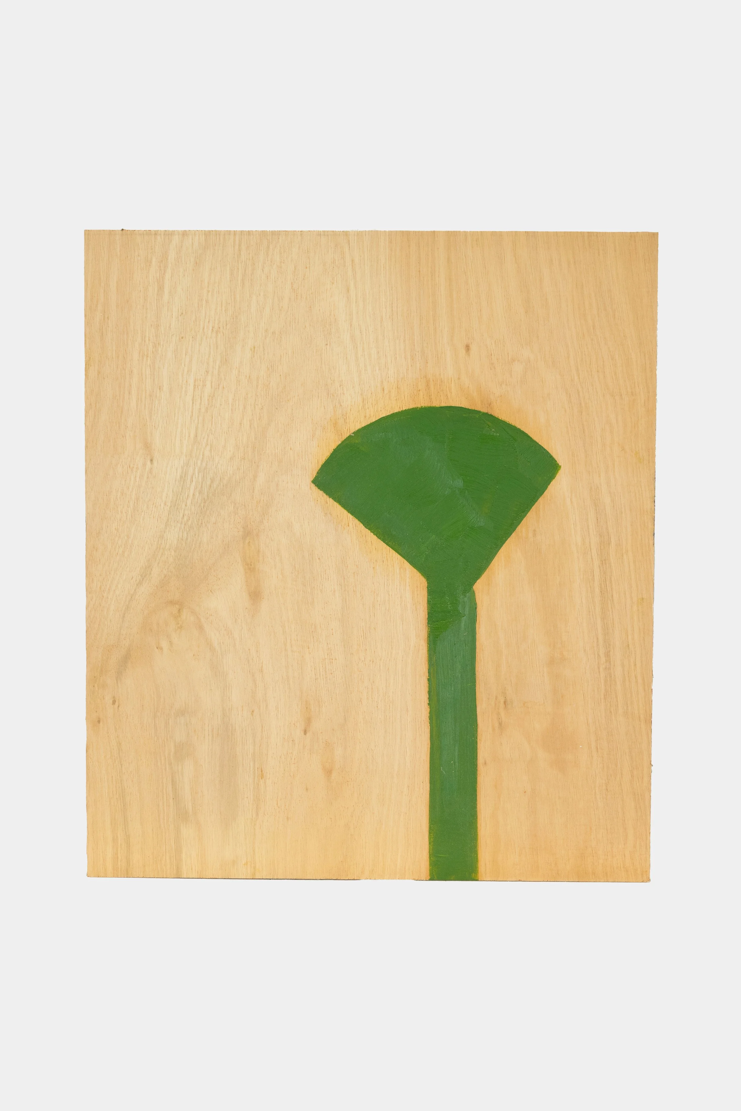 Untitled, 2020, oil on plywood, 18 x 16 in (45.7 × 40.6 cm)
