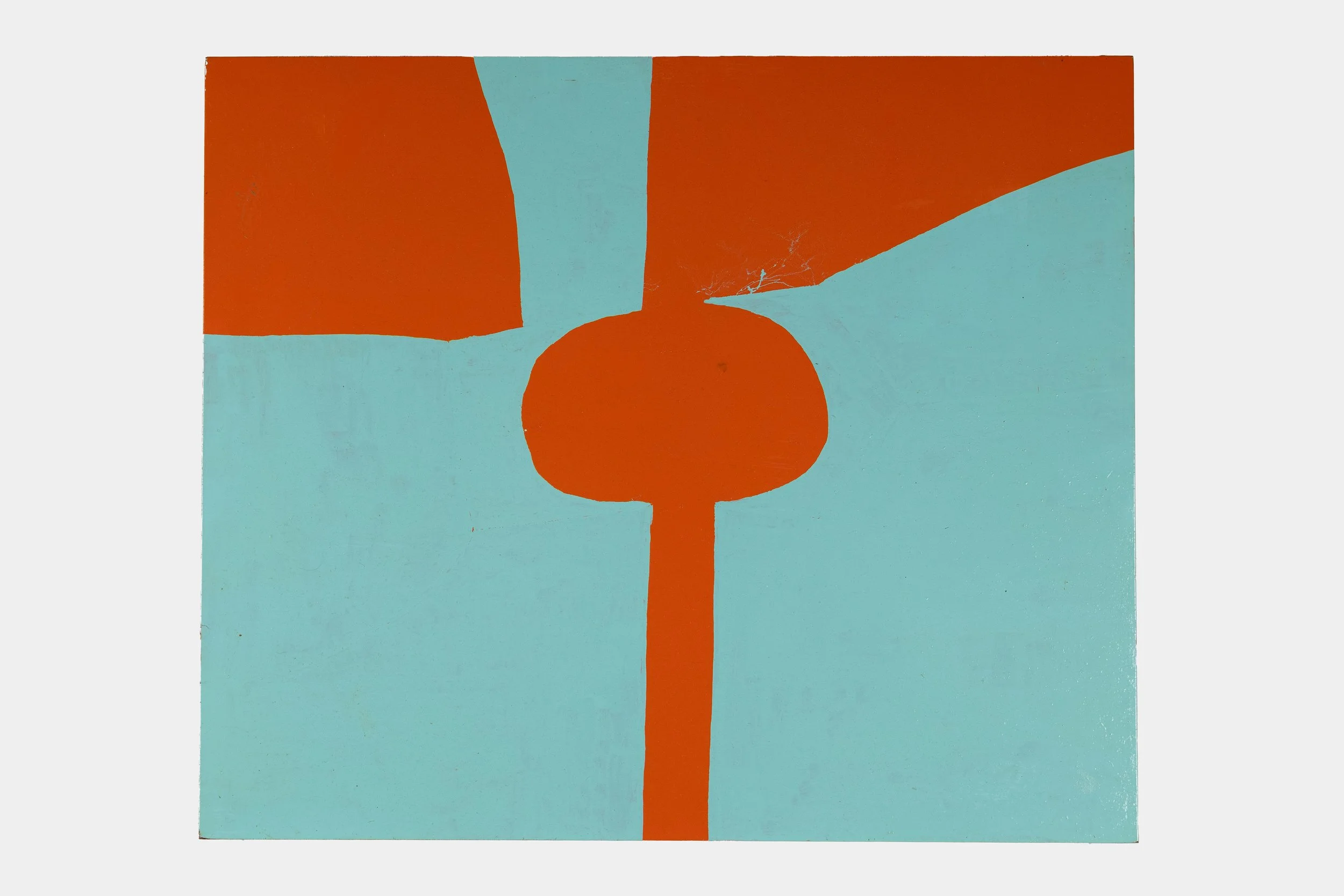 Untitled, 2002, Enamel on board, 22 x 26 in (55 x 66 cm)