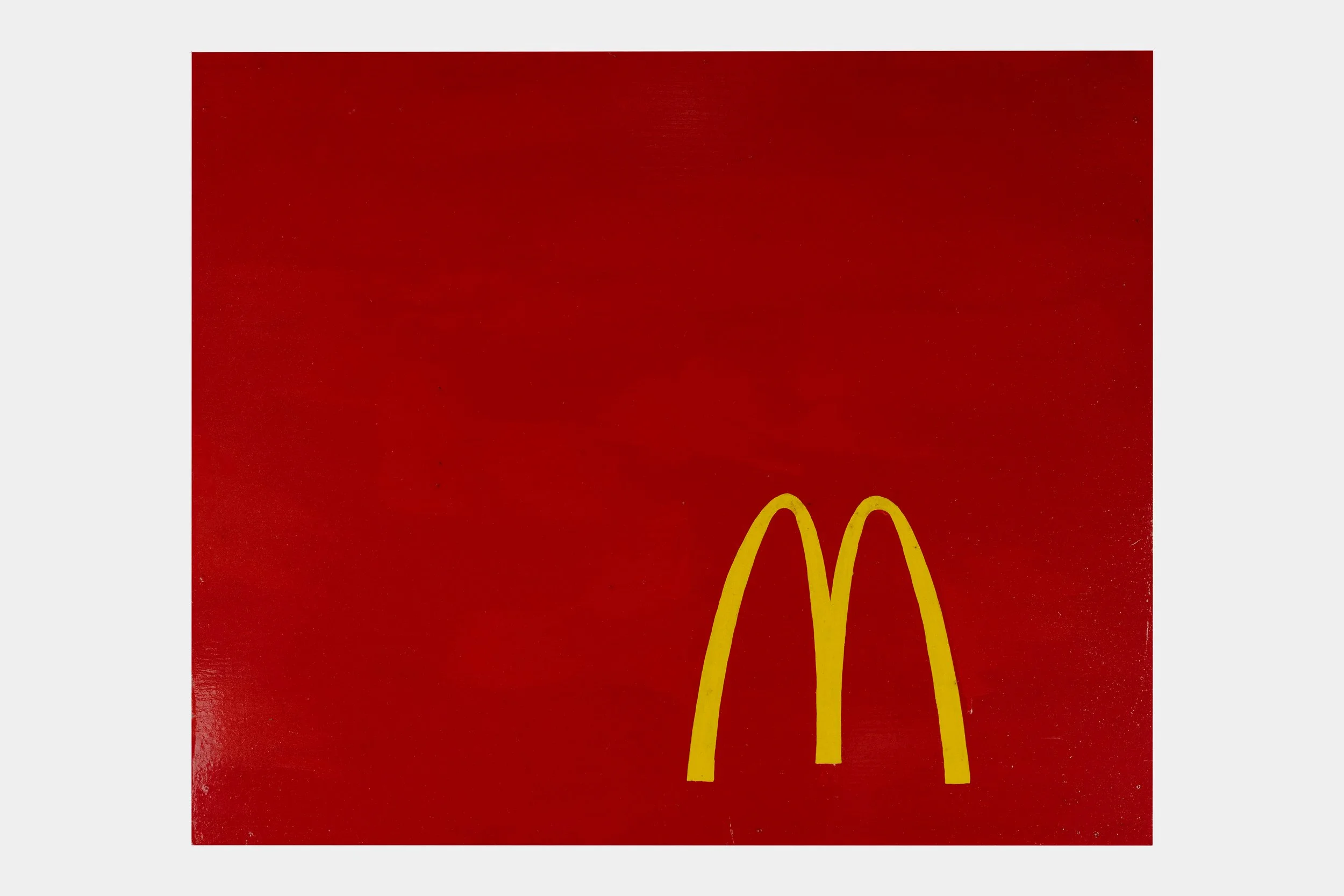 Untitled, 2002, Enamel on board, 22 x 26 in (55 x 66 cm)