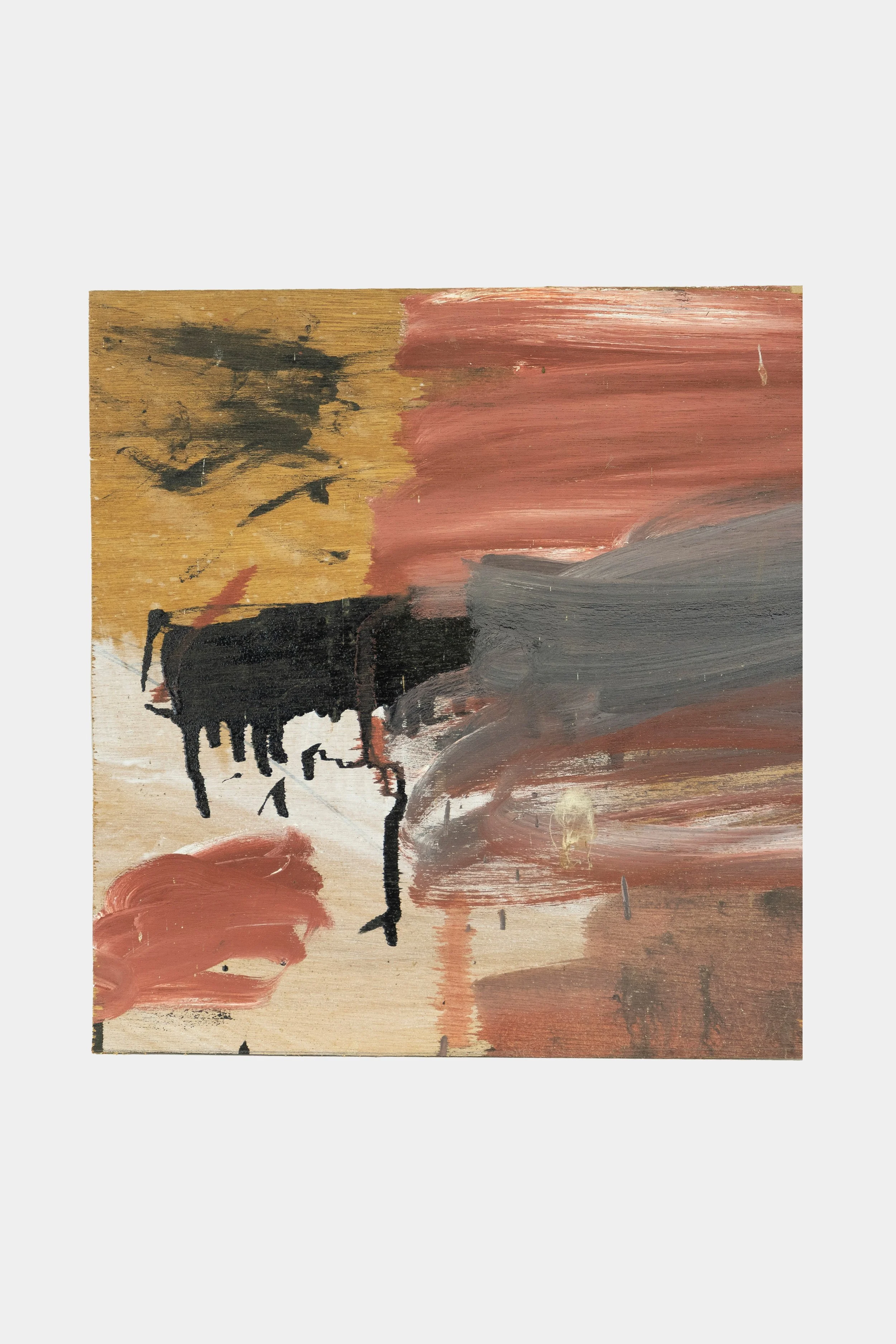Untitled, 1993, oil on plywood, 16 x 15 in (40.6 × 38.1 cm)