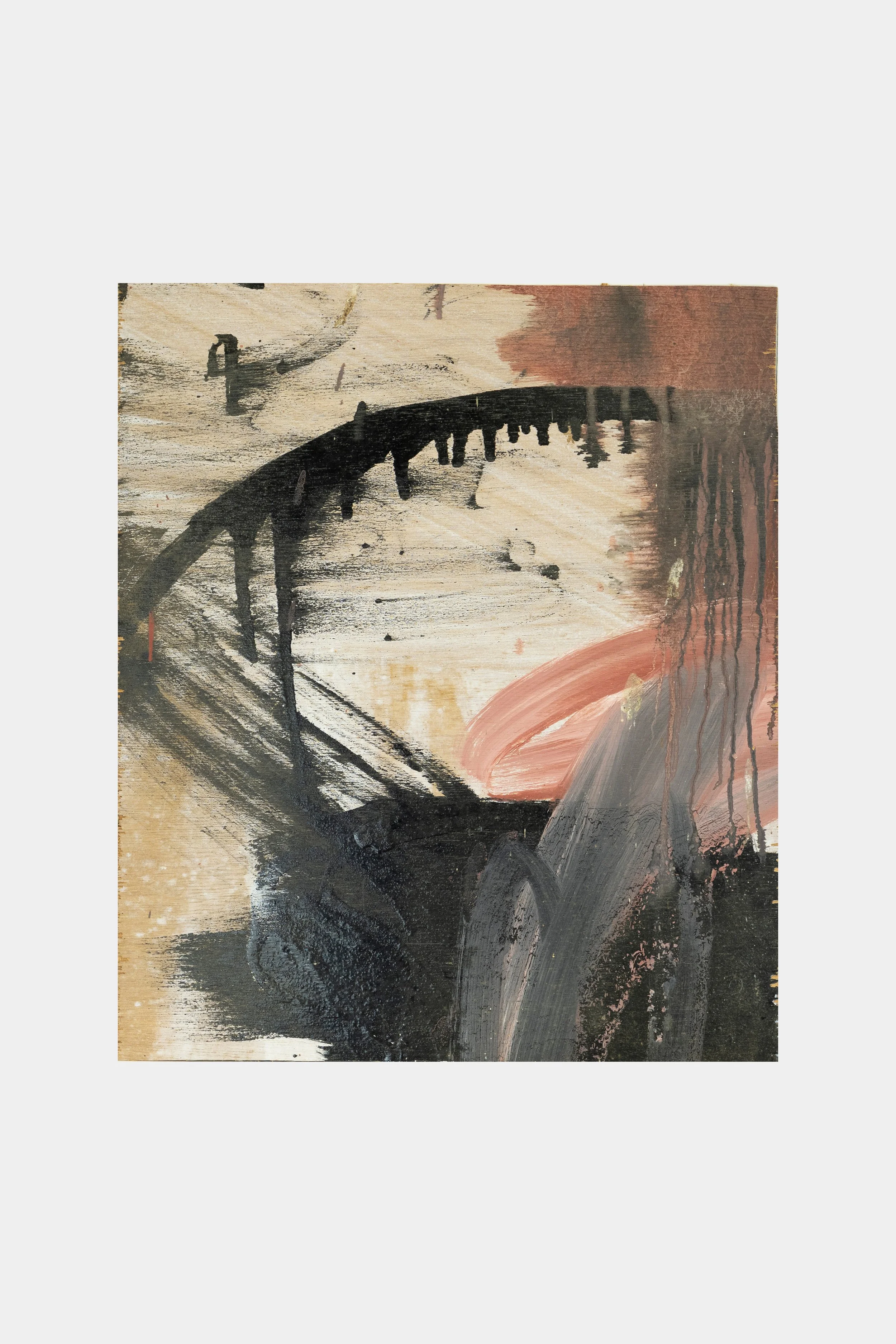 Untitled, 1993, oil on plywood, 18 x 15 in (45.7 x 38.1 cm)