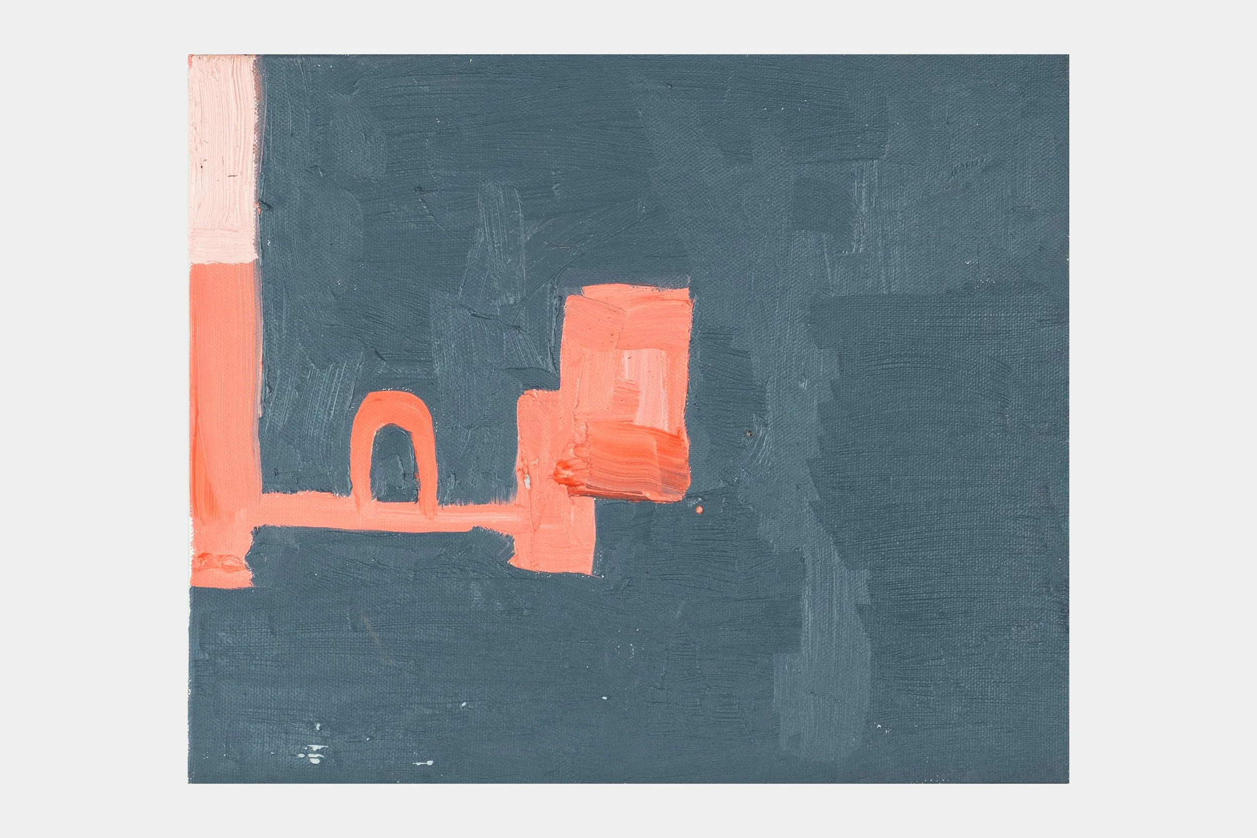 Untitled, 2020, Oil on canvas on board, 10 x 12 in (25.4 x 30.5 cm)