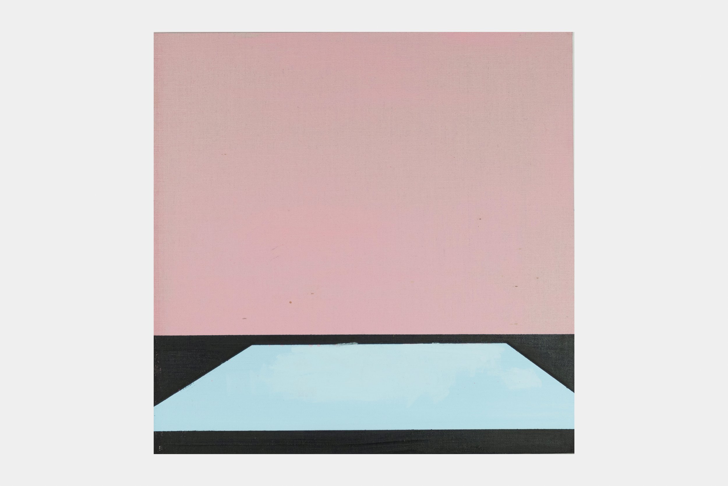 Untitled , 2015, Oil on canvas on board, 15 3/4 x 15 3/4 in (40 x 40 cm)
