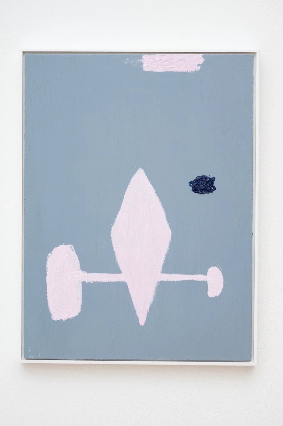 Thanks, 2022, oil on board, 42 x 32 cm