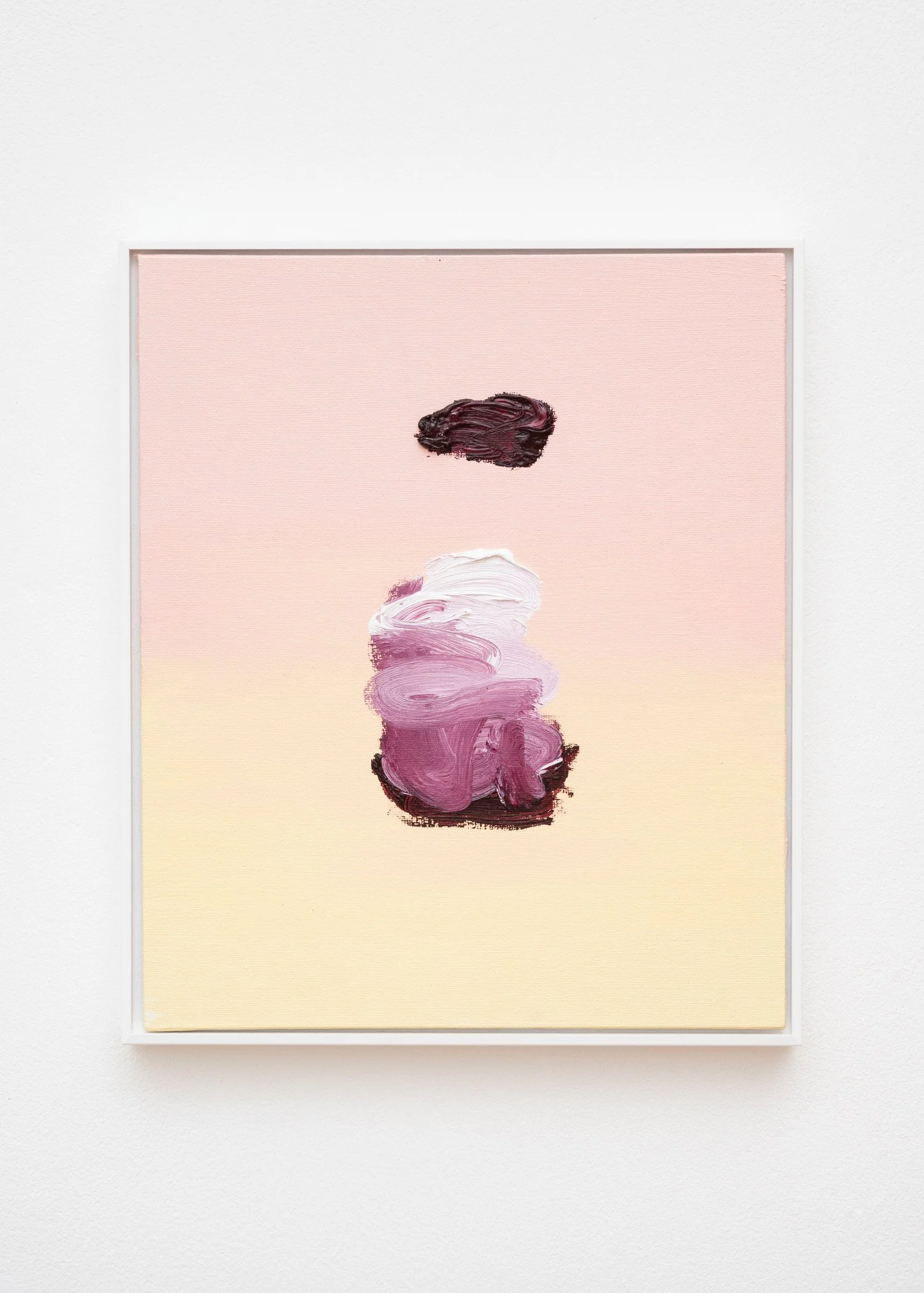 Soft and Sleep, 2022, oil on board, 32 x 27 cm 