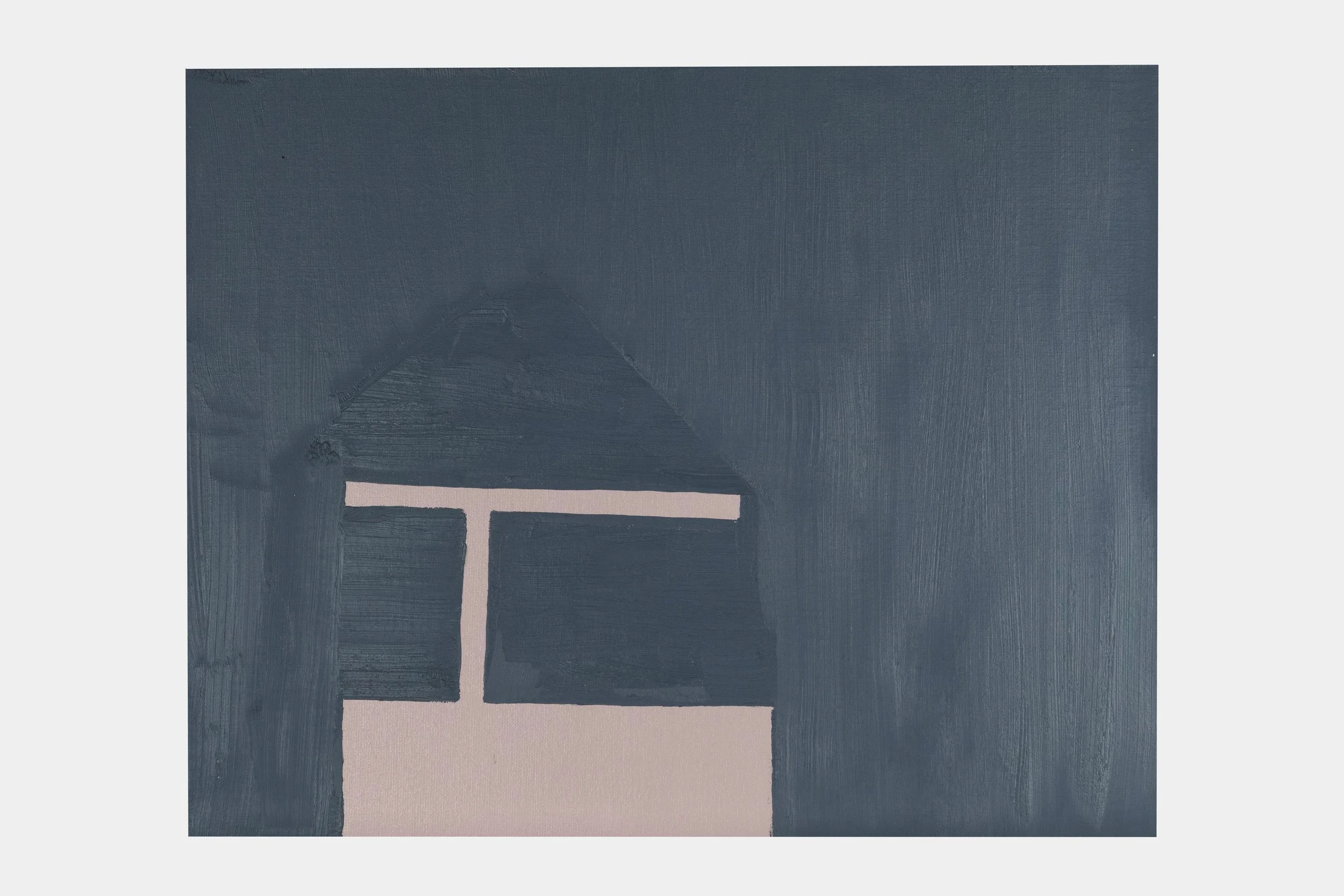 Untitled, 2020, Oil on canvas on board, 16 x 20 in (40.6 x 50.8 cm)