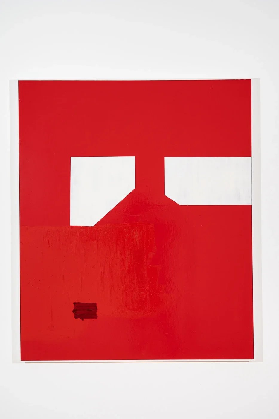 Glass Museum, 2021-22, Oil and enamel on board, 121.5 x 101.5 cm