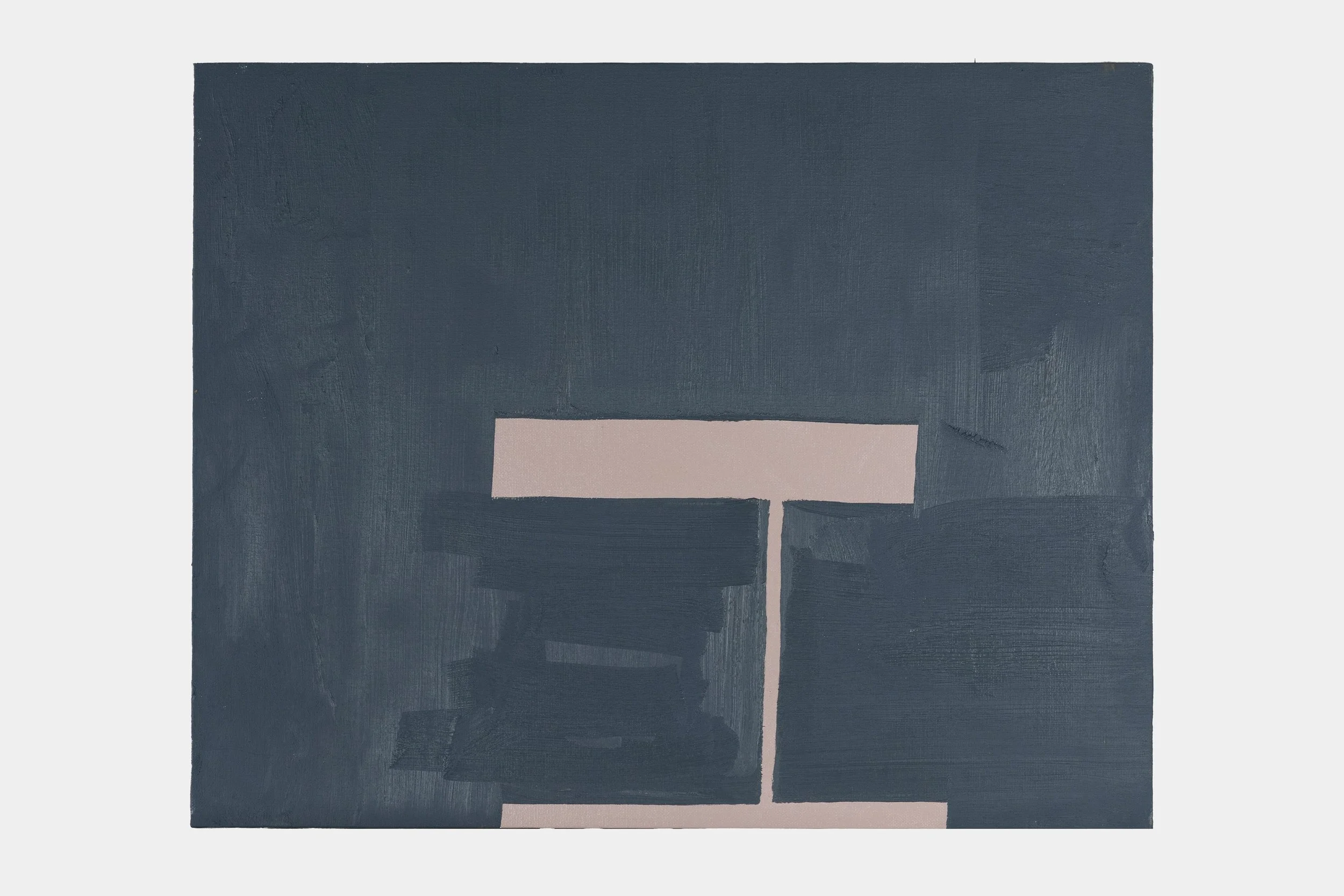 Untitled, 2020, Oil on canvas on board, 16 x 20 in (40.6 x 50.8 cm)