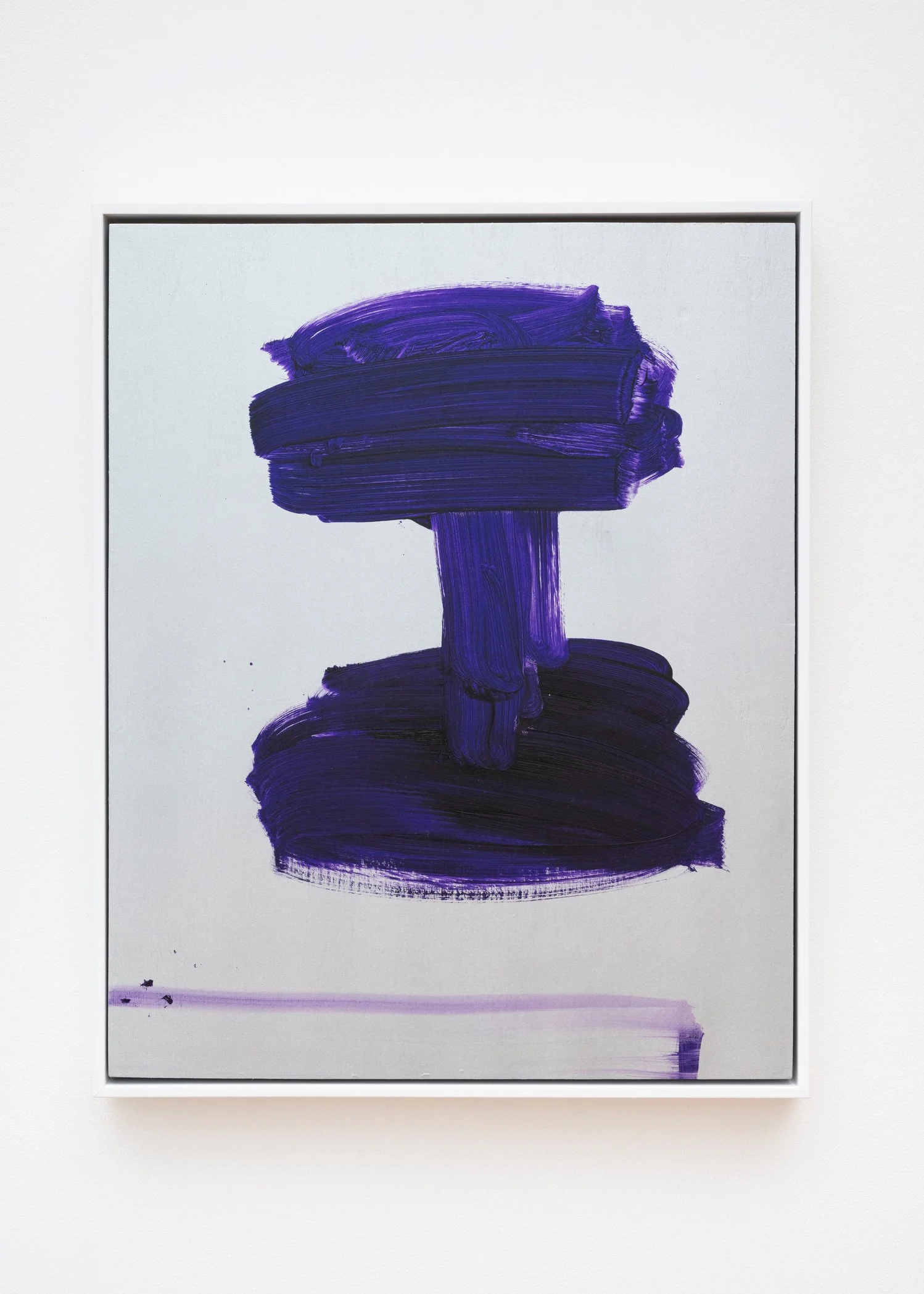 An Assassin, 2021, oil on board, 53 cm × 43 cm