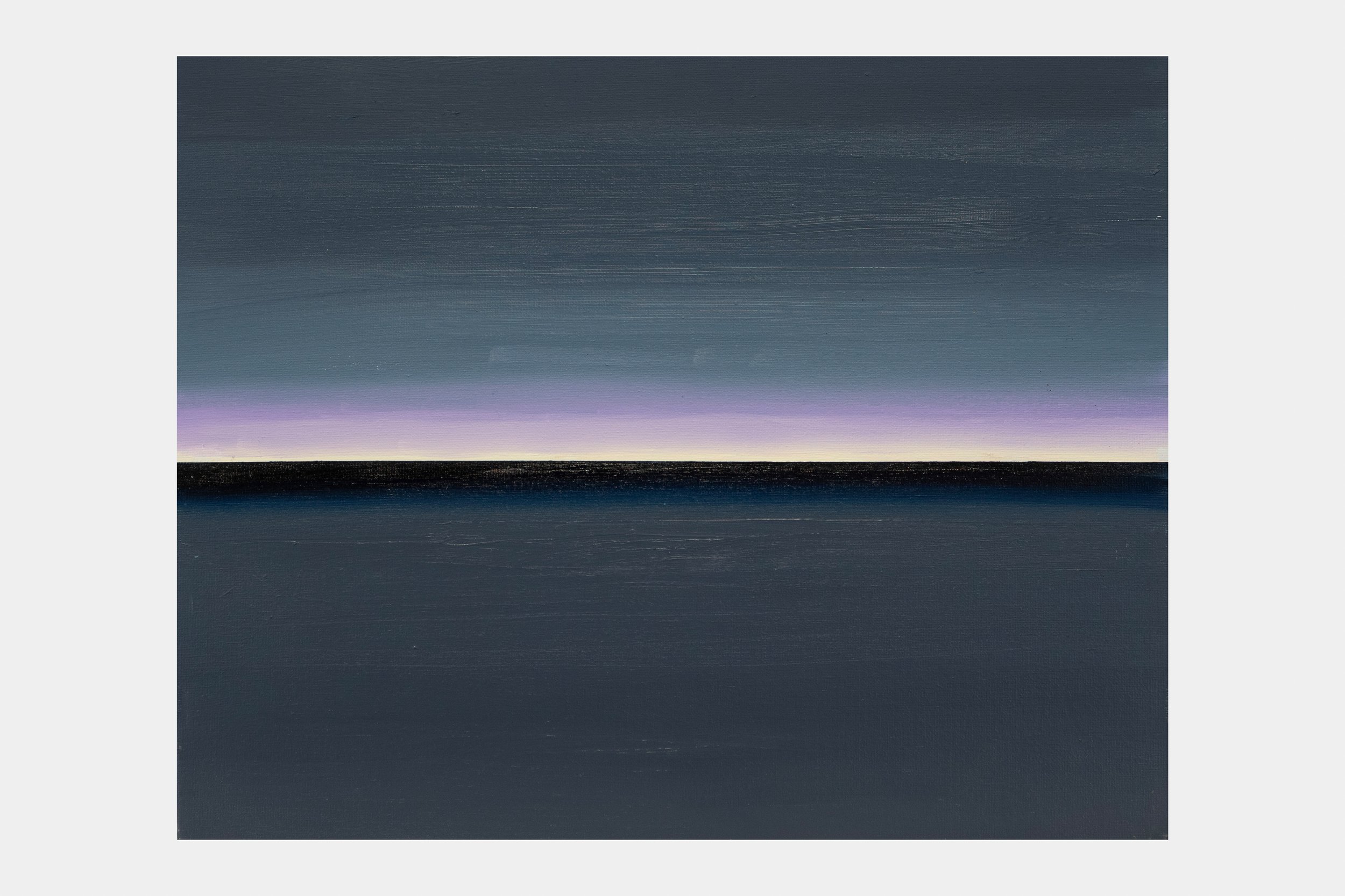 Untitled, 2018, Oil on board, 16 x 20 in (40.6 x 50.8 cm)
