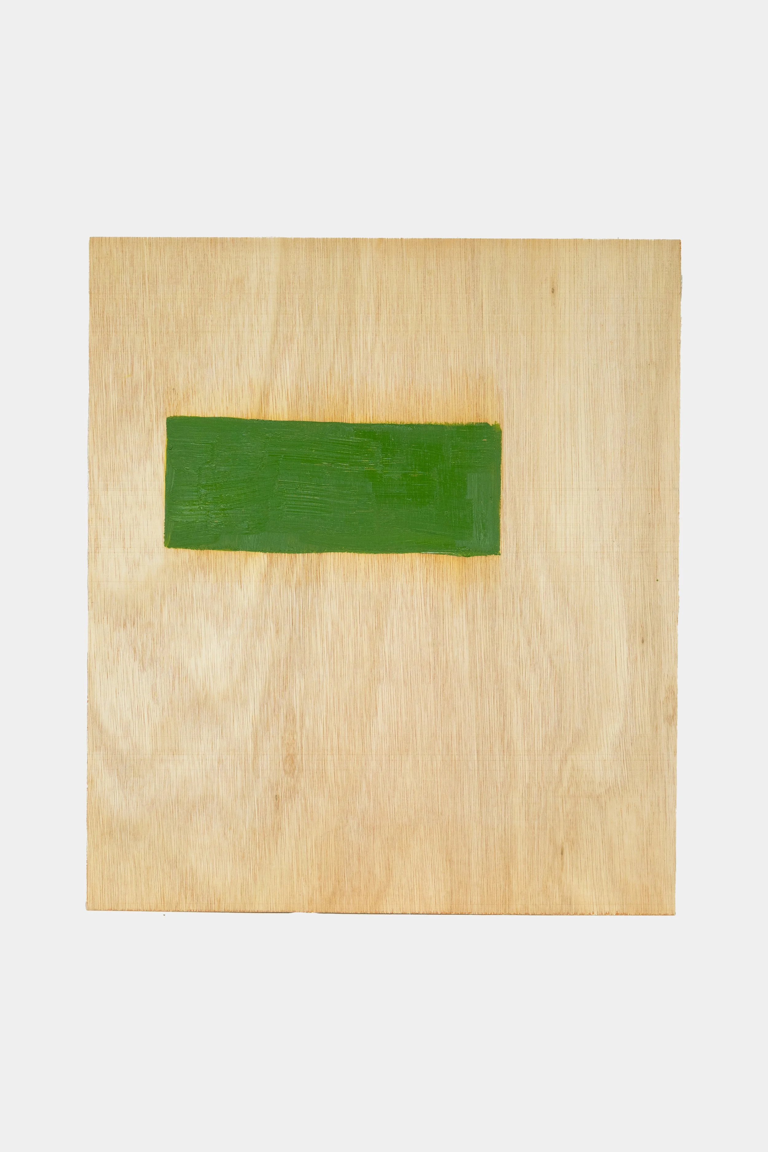 Untitled, 2020, oil on plywood, 18 x 16 in (45.7 × 40.6 cm)