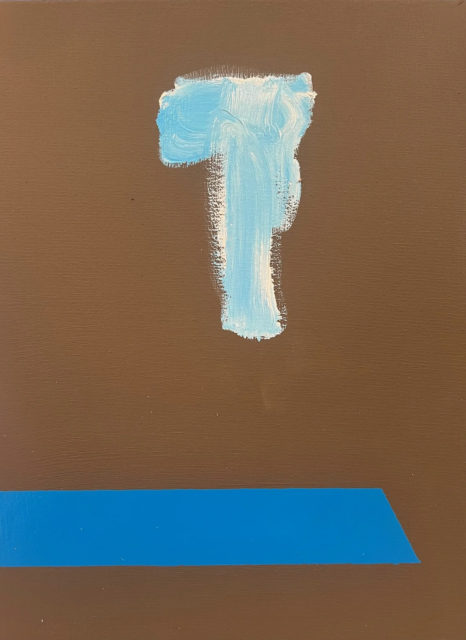 Untitled, 2023, oil on board