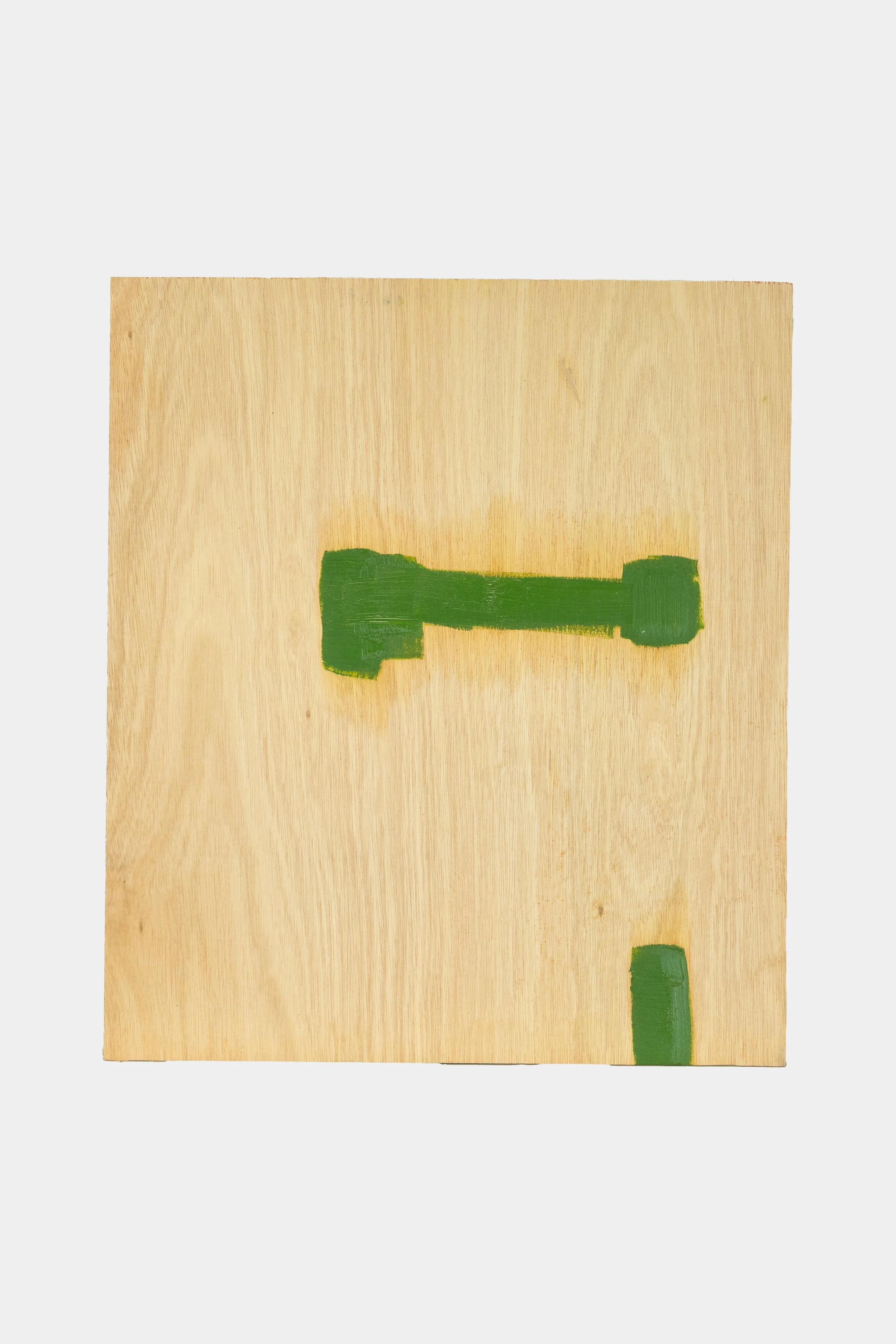 Untitled, 2020, oil on plywood, 18.5 x 16 in (47.0 × 40.6 cm)