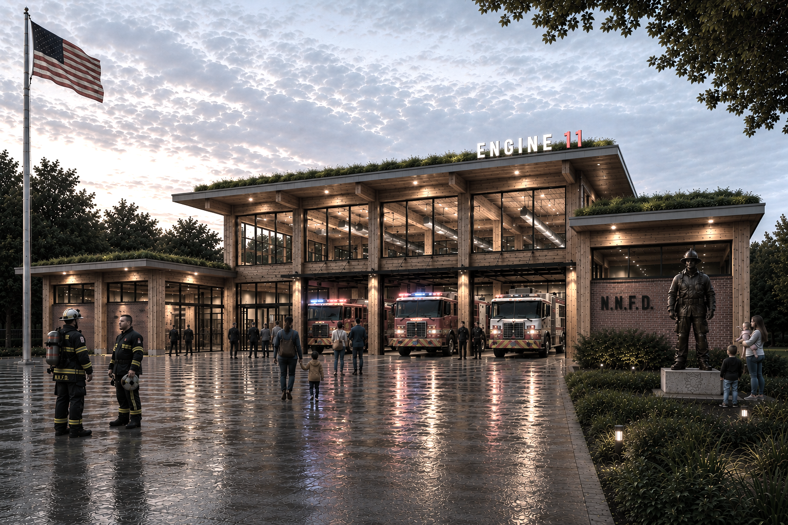 Mass Timber Firehouse¹