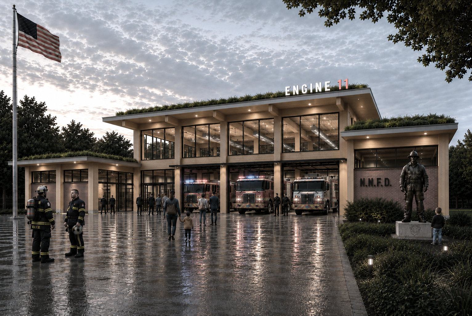 Mass Timber Firehouse¹