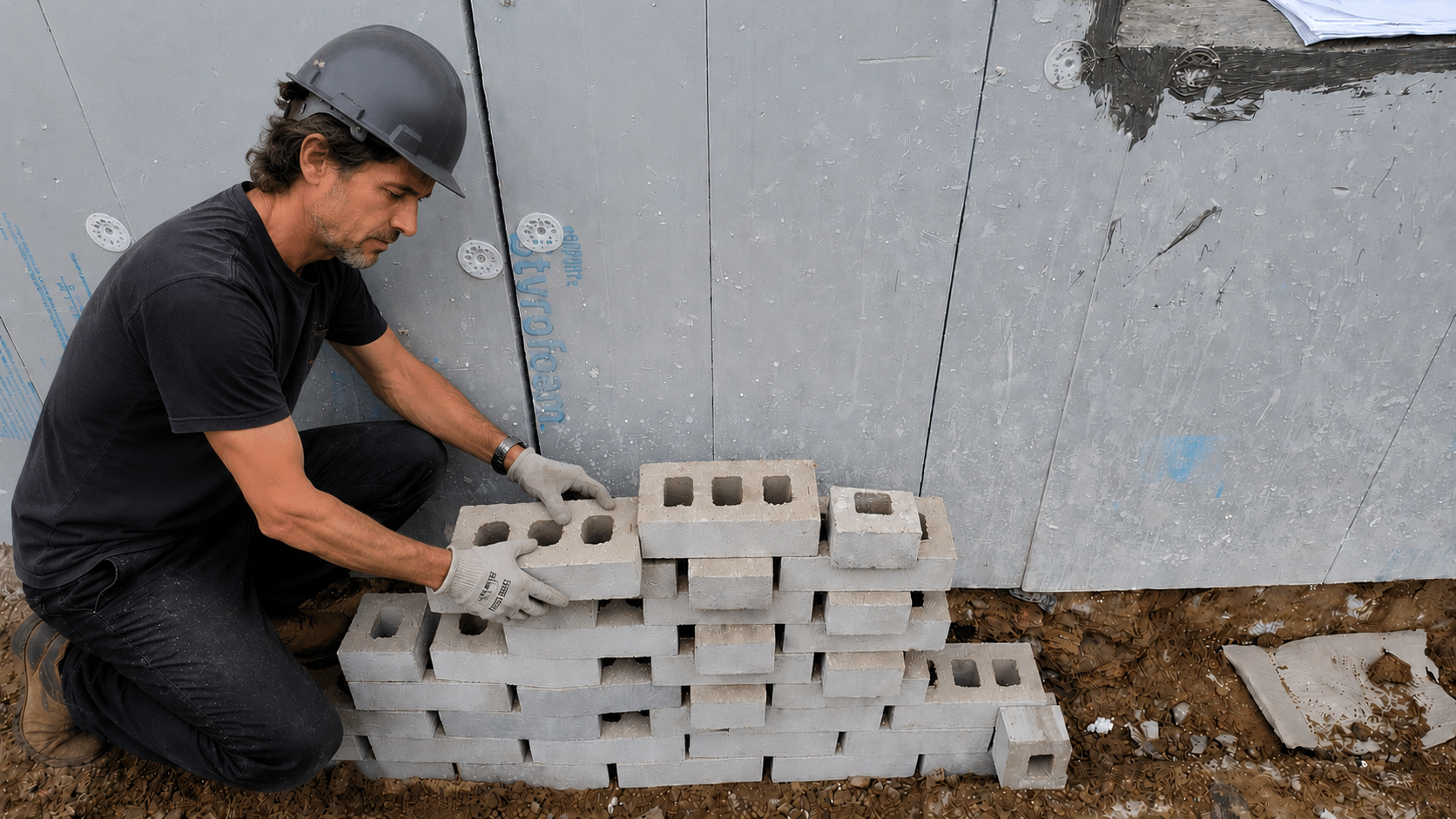 Furness Residential¹ (that's me laying out the brick!)