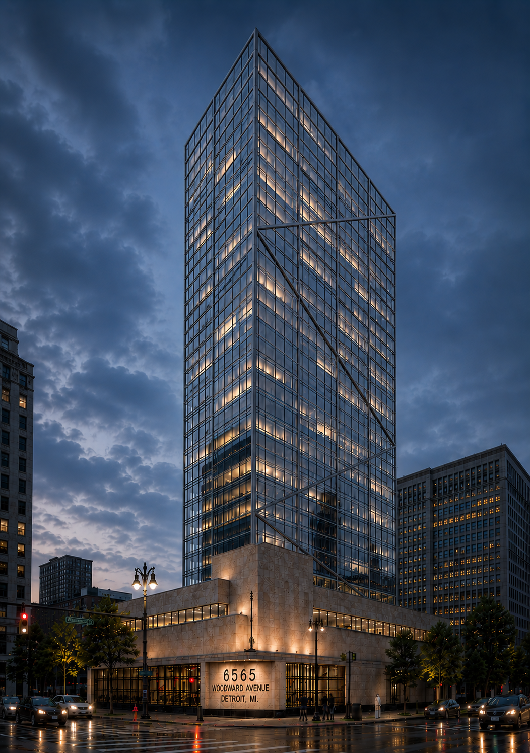 6565 Woodward Ave Residential Mixed-Use Concept¹