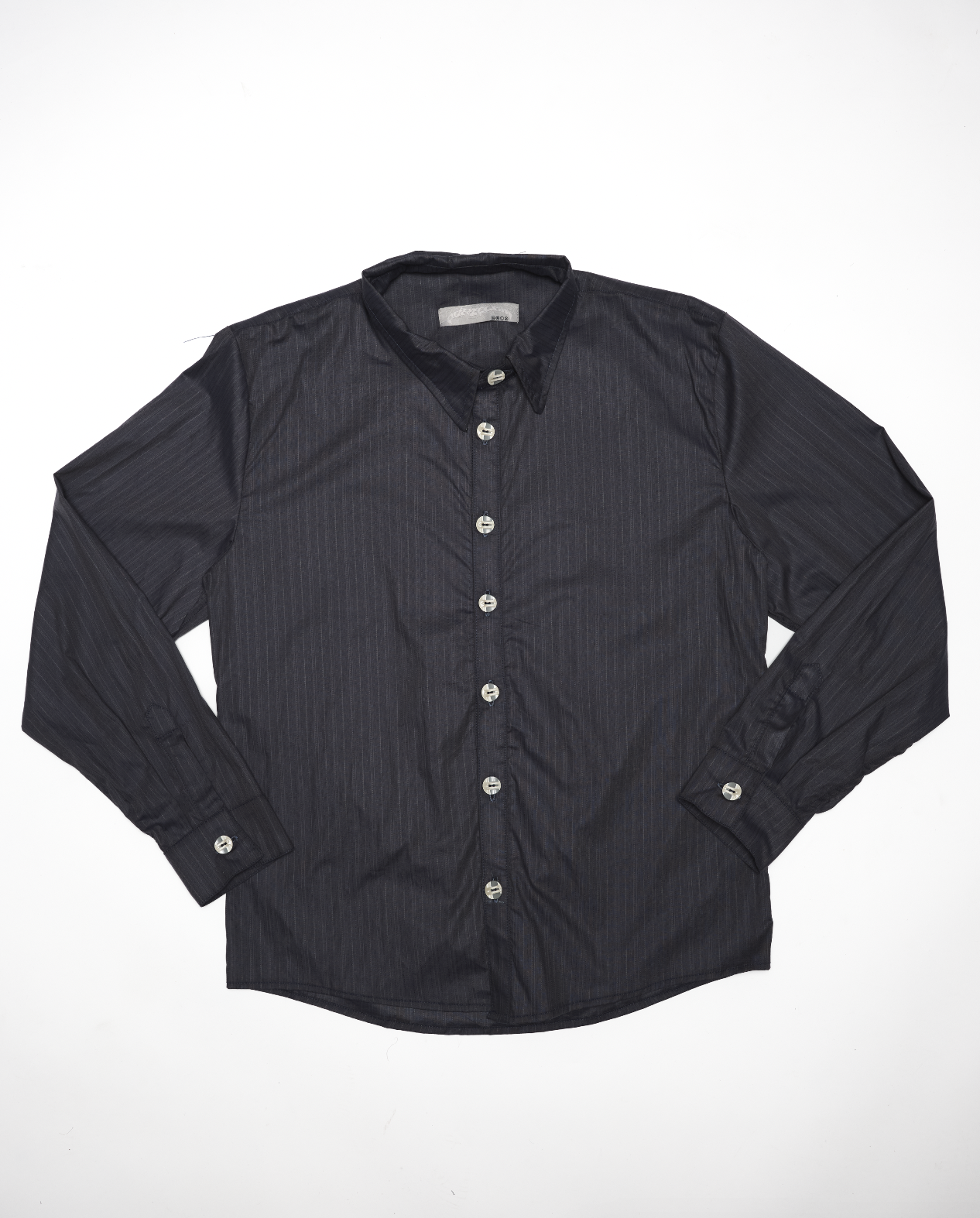 MEN'S NAVY BUTTON UP