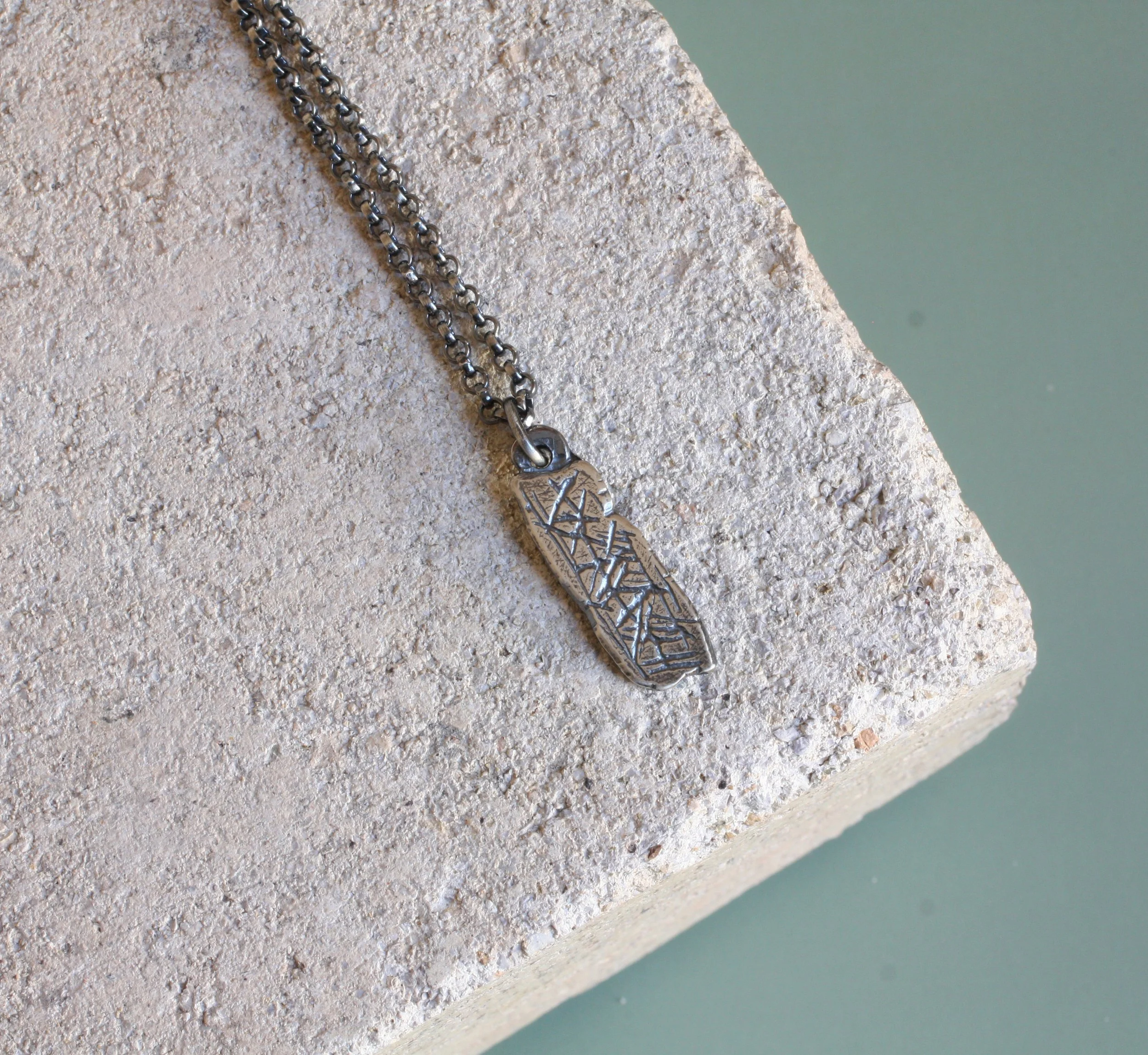 Blombos Necklace Silver:Silver 2.jpg