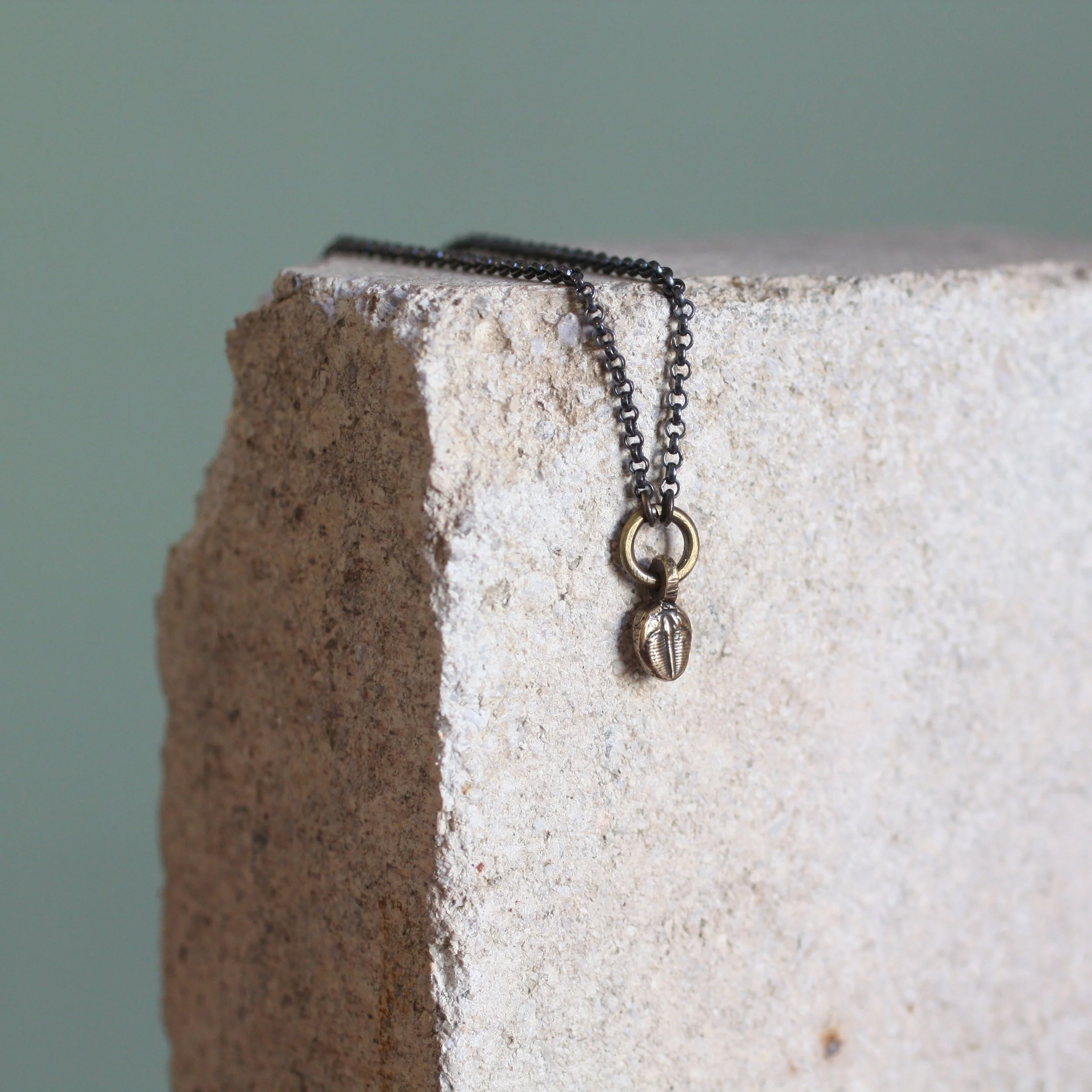 Ecdysis Necklace Brass:Silver 1.jpg