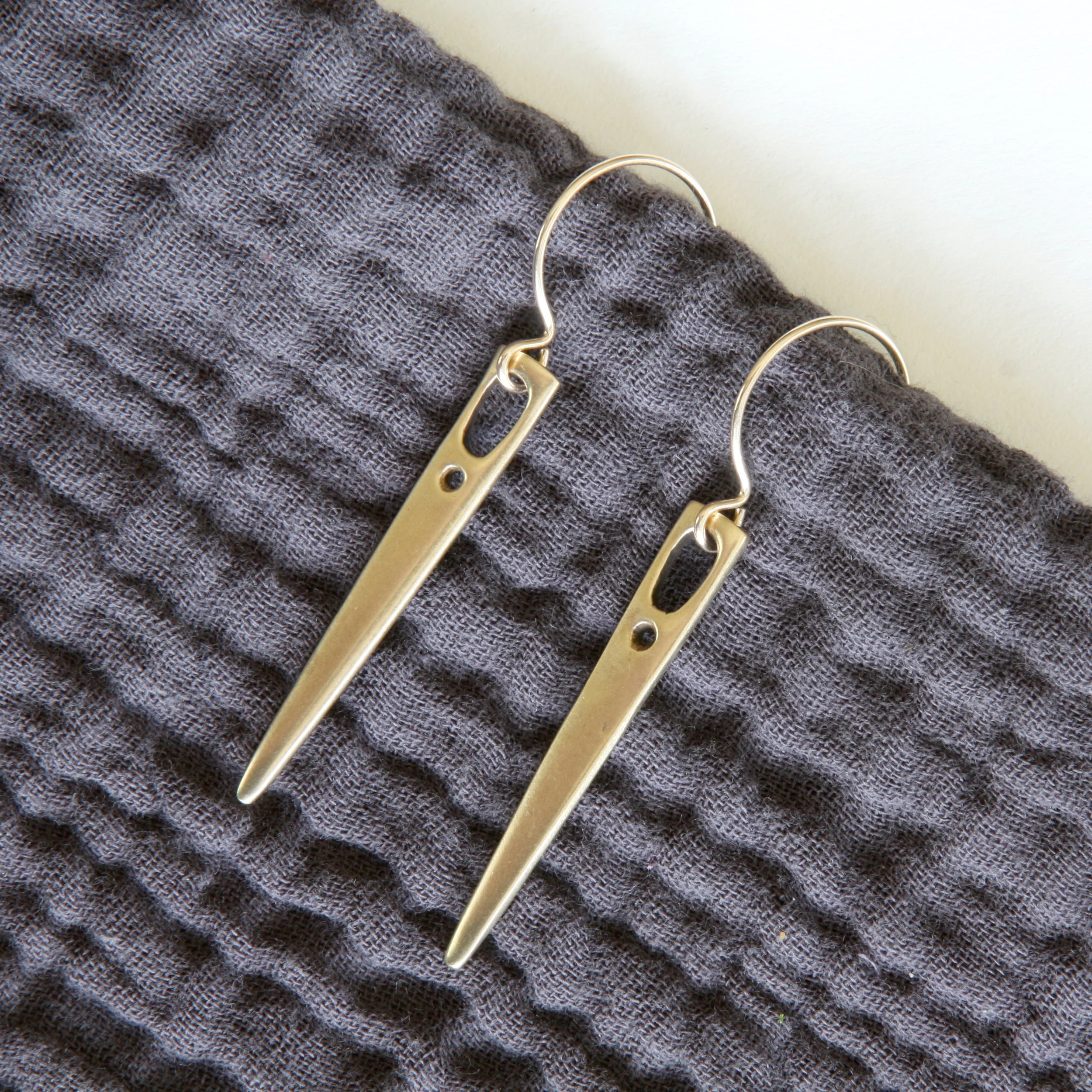 Ancient Needle Earrings