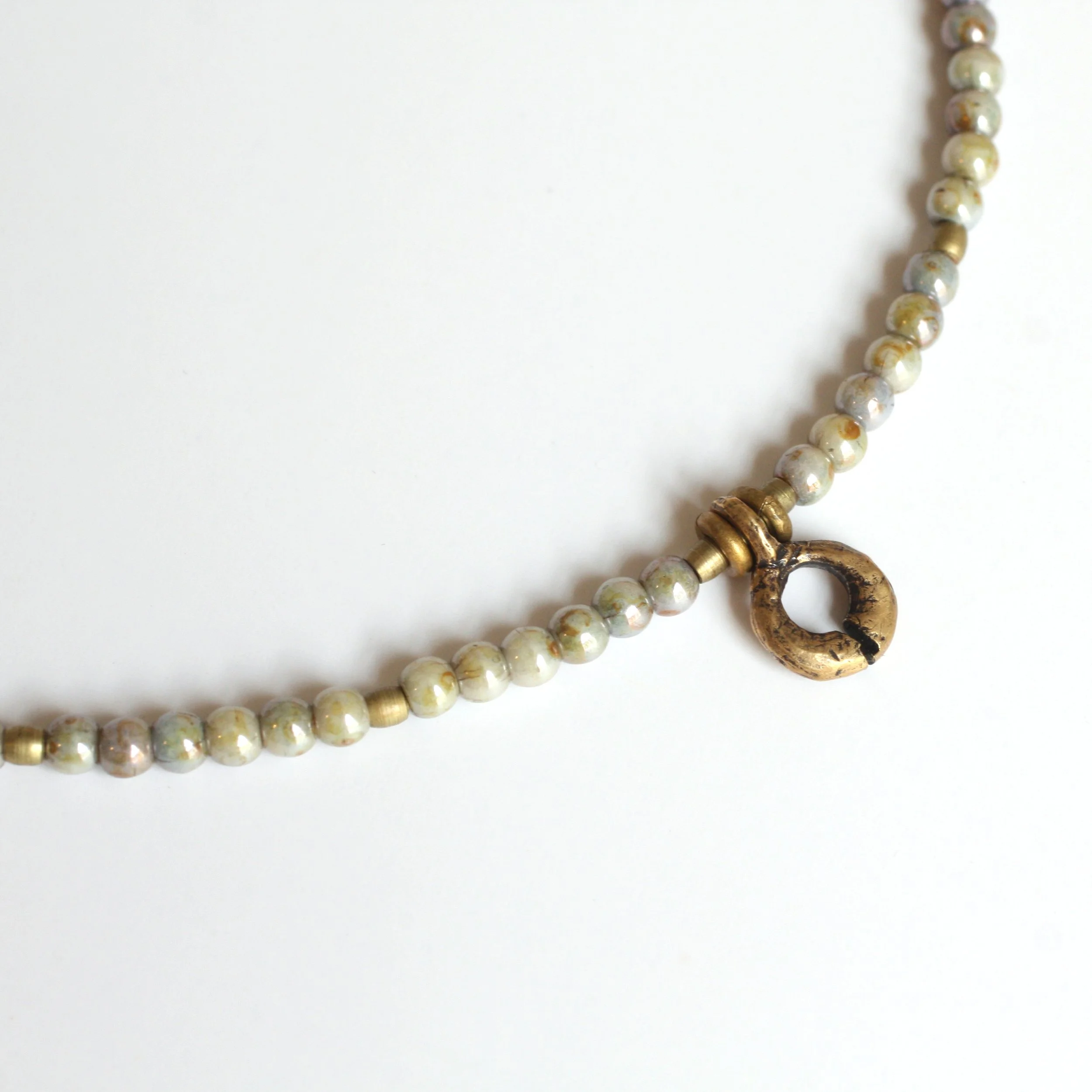 Broken Ring Necklace