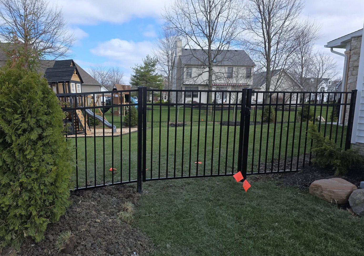 Ornamental gate installed in Avon Lake