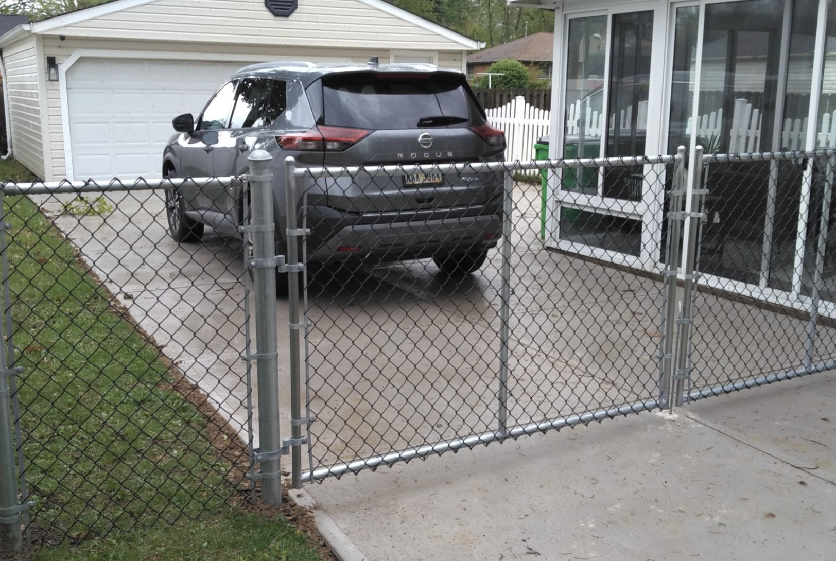 Chain link fence and gate from All Outdoor Fence and More