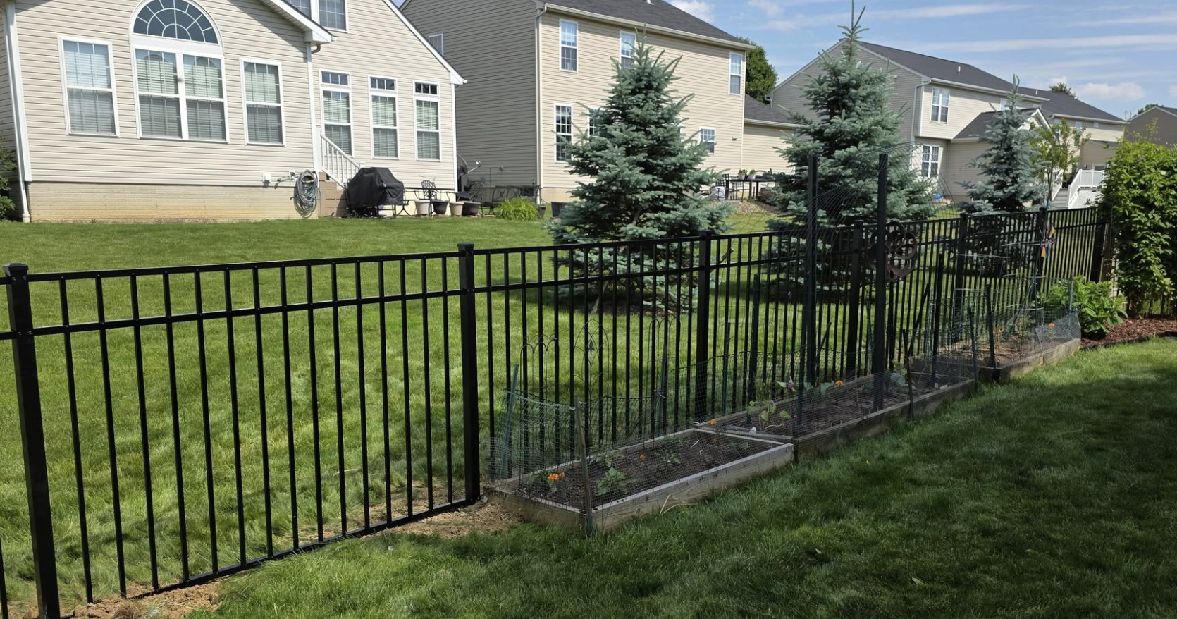 New Ornamental fence in Berea